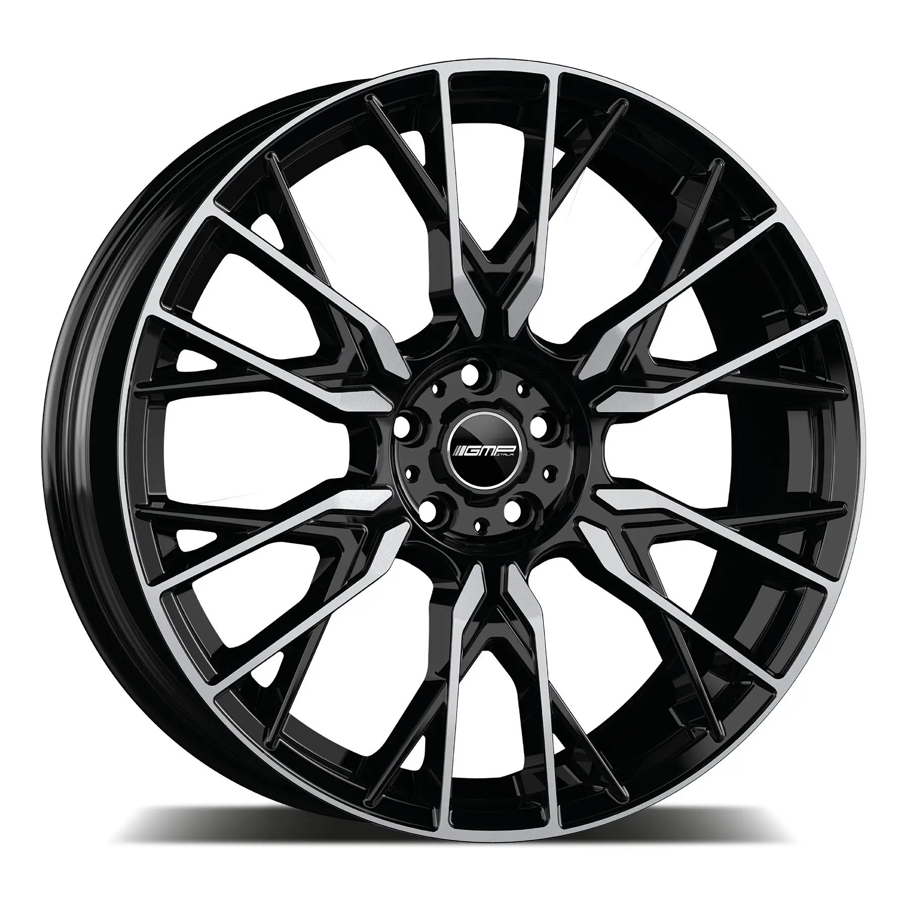 GMP FENDER 11X22 5X112 ET39/66.6 černá/leštěná
