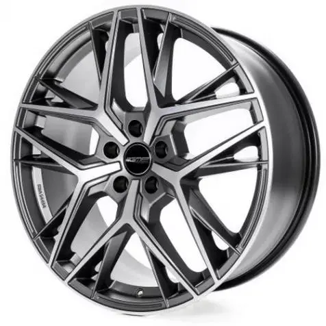 GMP LUNICA 9X19 5X110 ET34/65.1 šedá/stříbrná