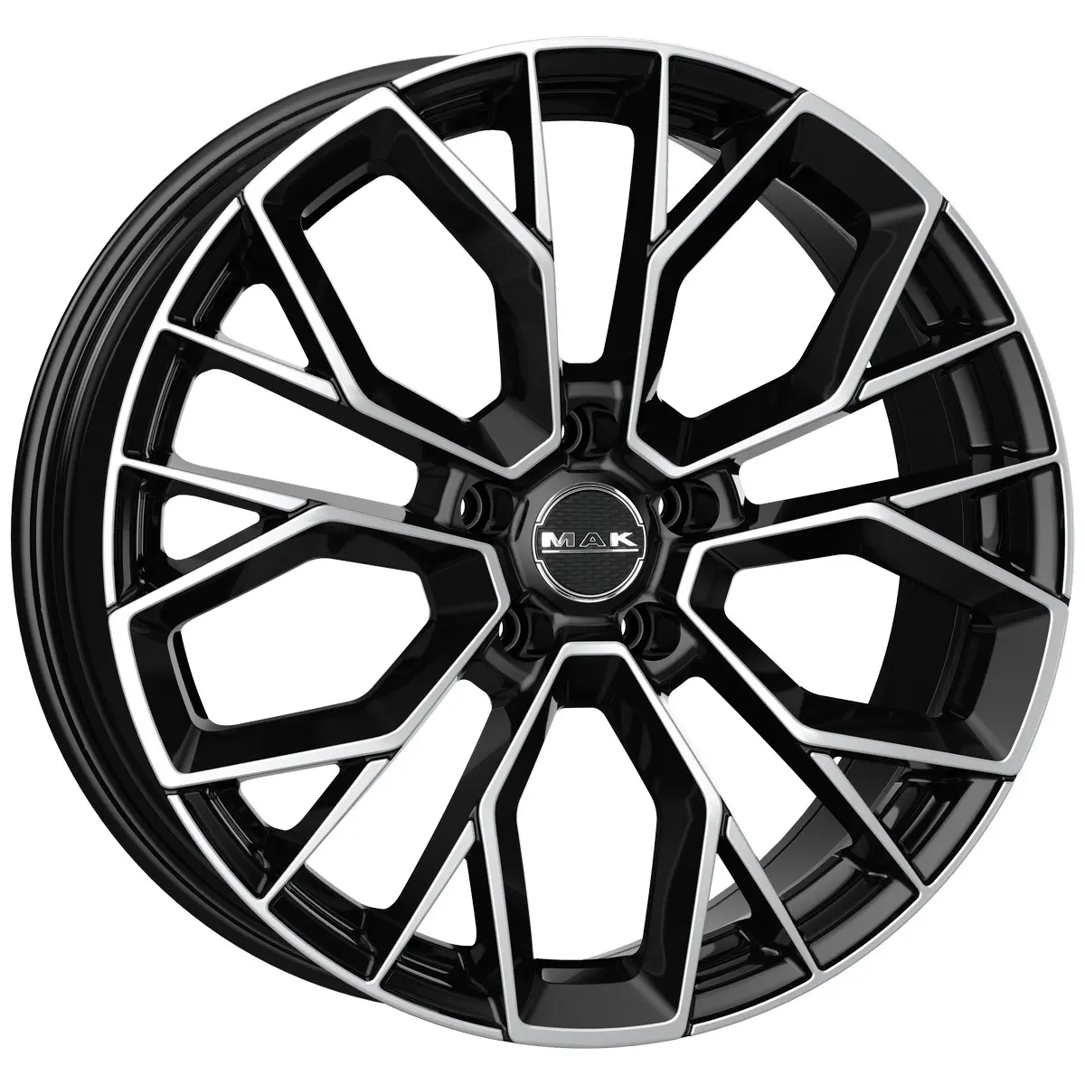 MAK STILO 10X22 5X112 ET19/66.45 černá/leštěná