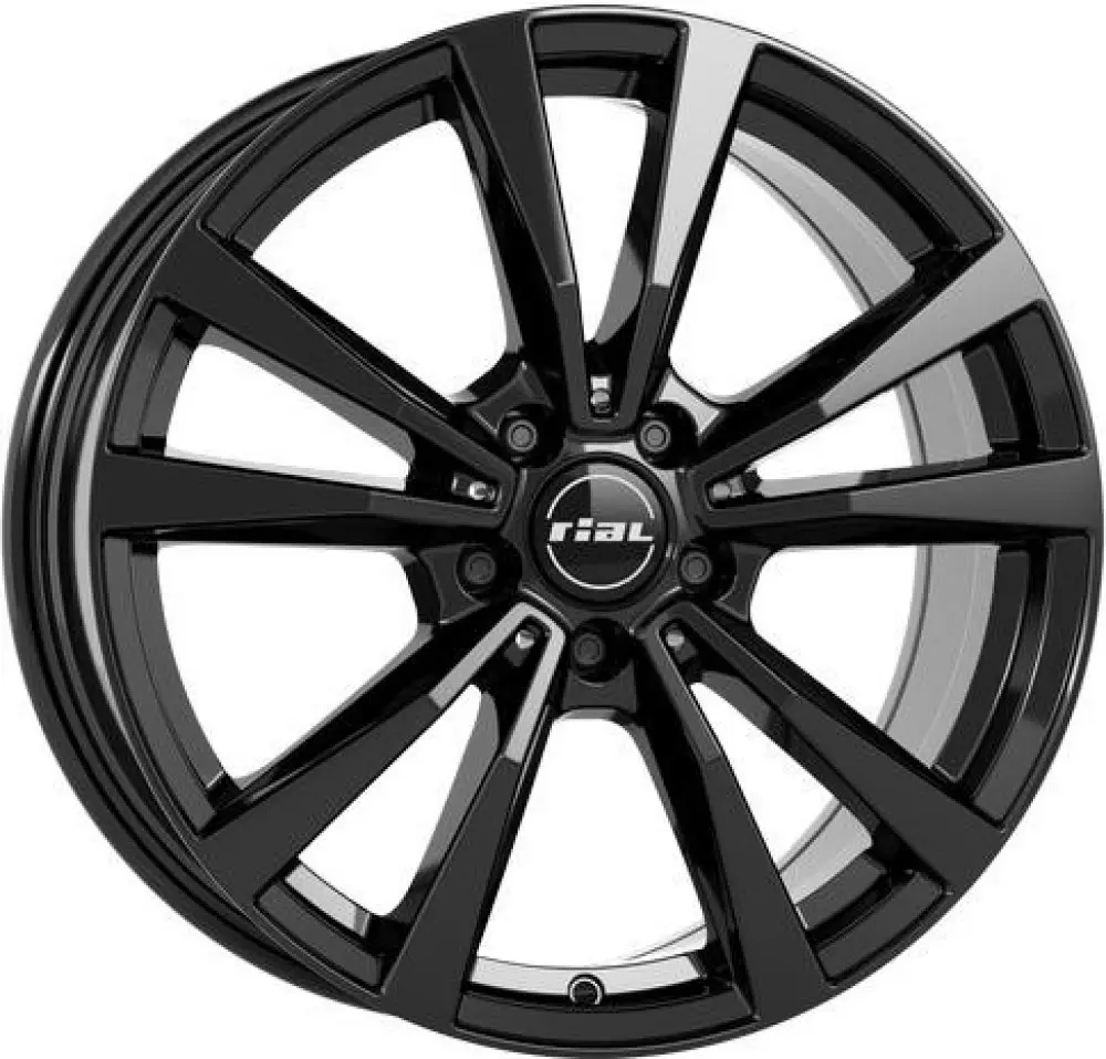 RIAL M12X 8X19 5X112 ET30.5/66.6 černá/stříbrná