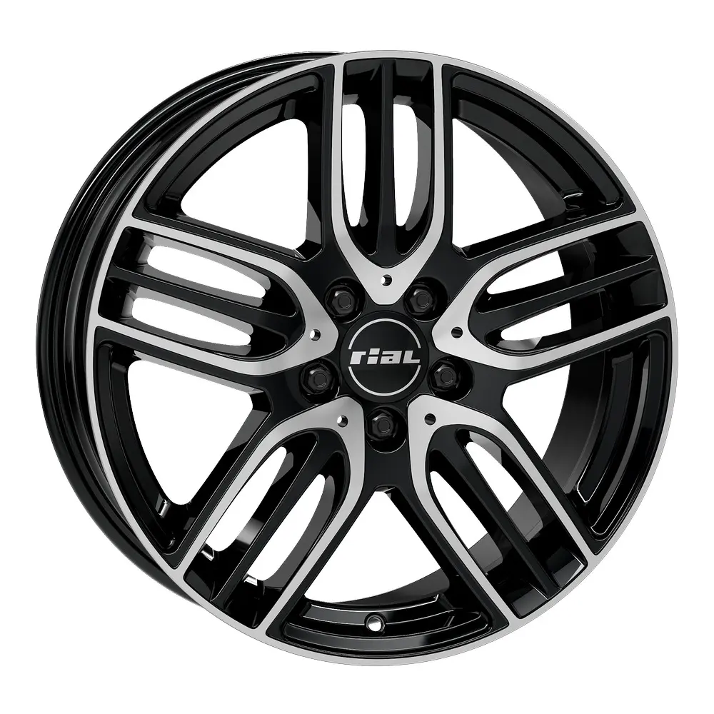 RIAL M14 7.5X18 5X112 ET40/66.5 černá/leštěná