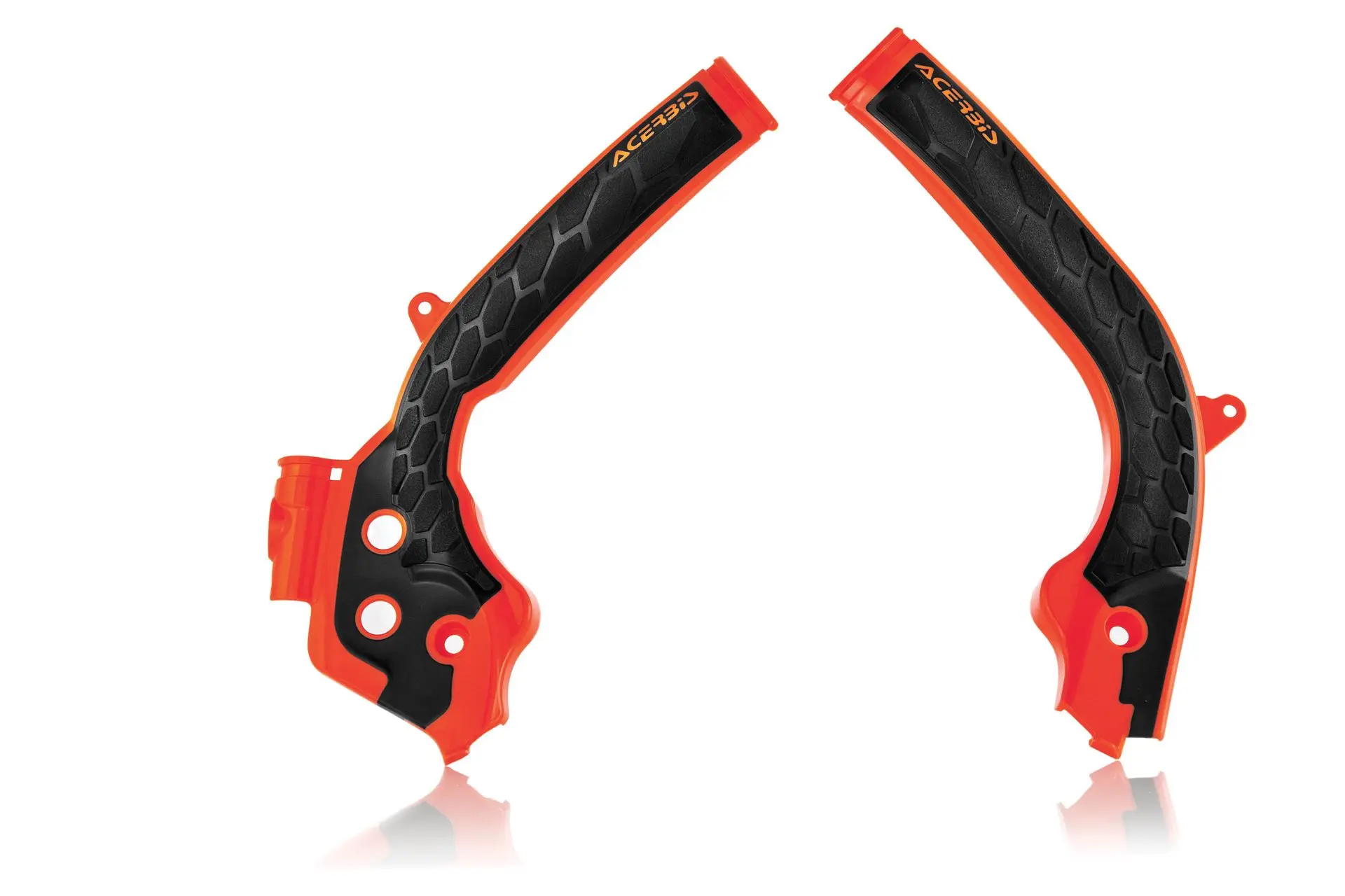 ACERBIS kryty rámu X-GRIP KTM EXC / EXC-F 17-19, SX /SX-F 16-18, HUSQVARNA FC / TC 16-18, FE / TE 17-19 barva oranžová ( )