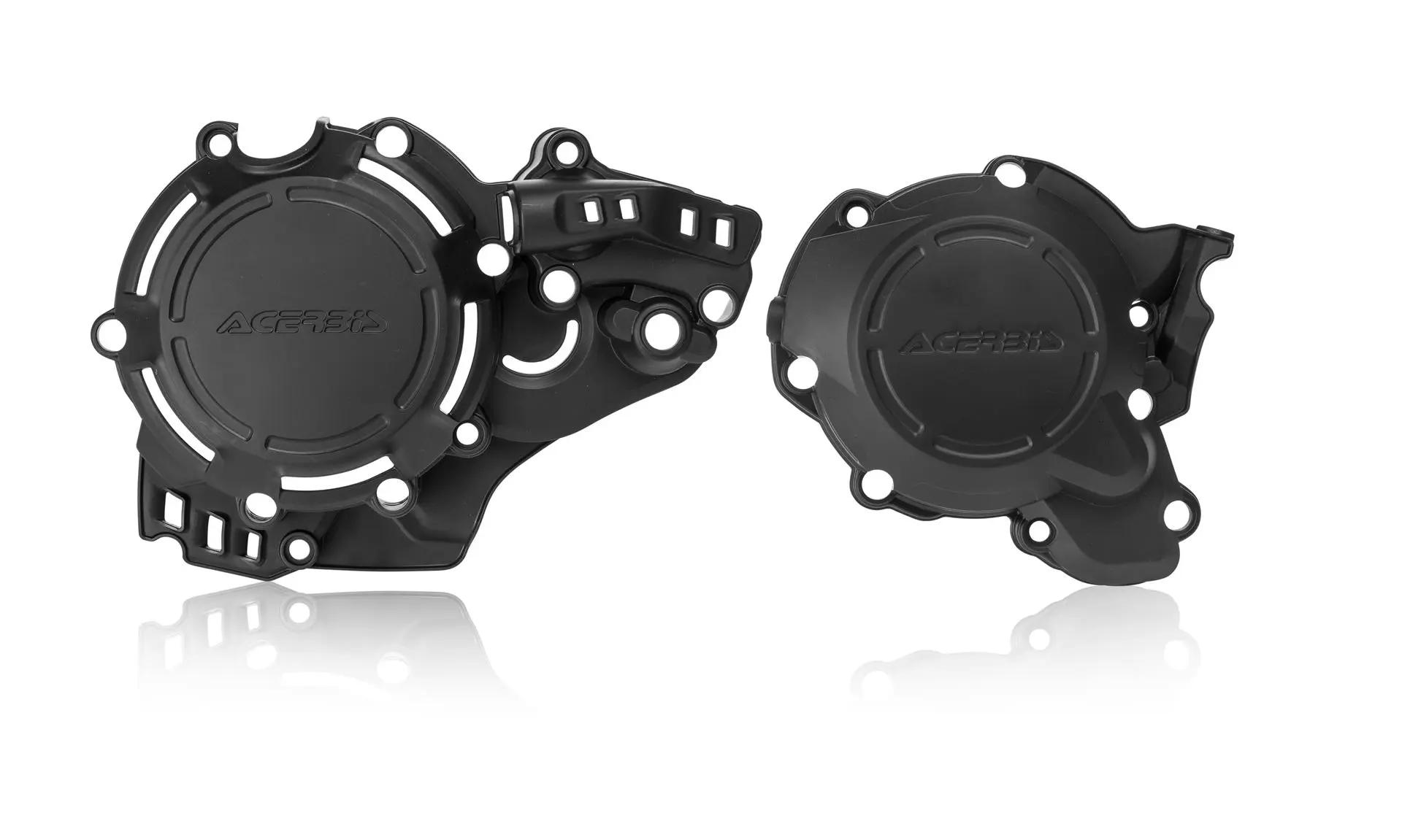 ACERBIS kryty motoru (kryt spojky a alternátoru) X-POWER KTM EXC 250 / 300 17-19, SX 250 17-18, HUSQVARNA TE 250 / 300 17-19, TC 250 17-18 barva černá
