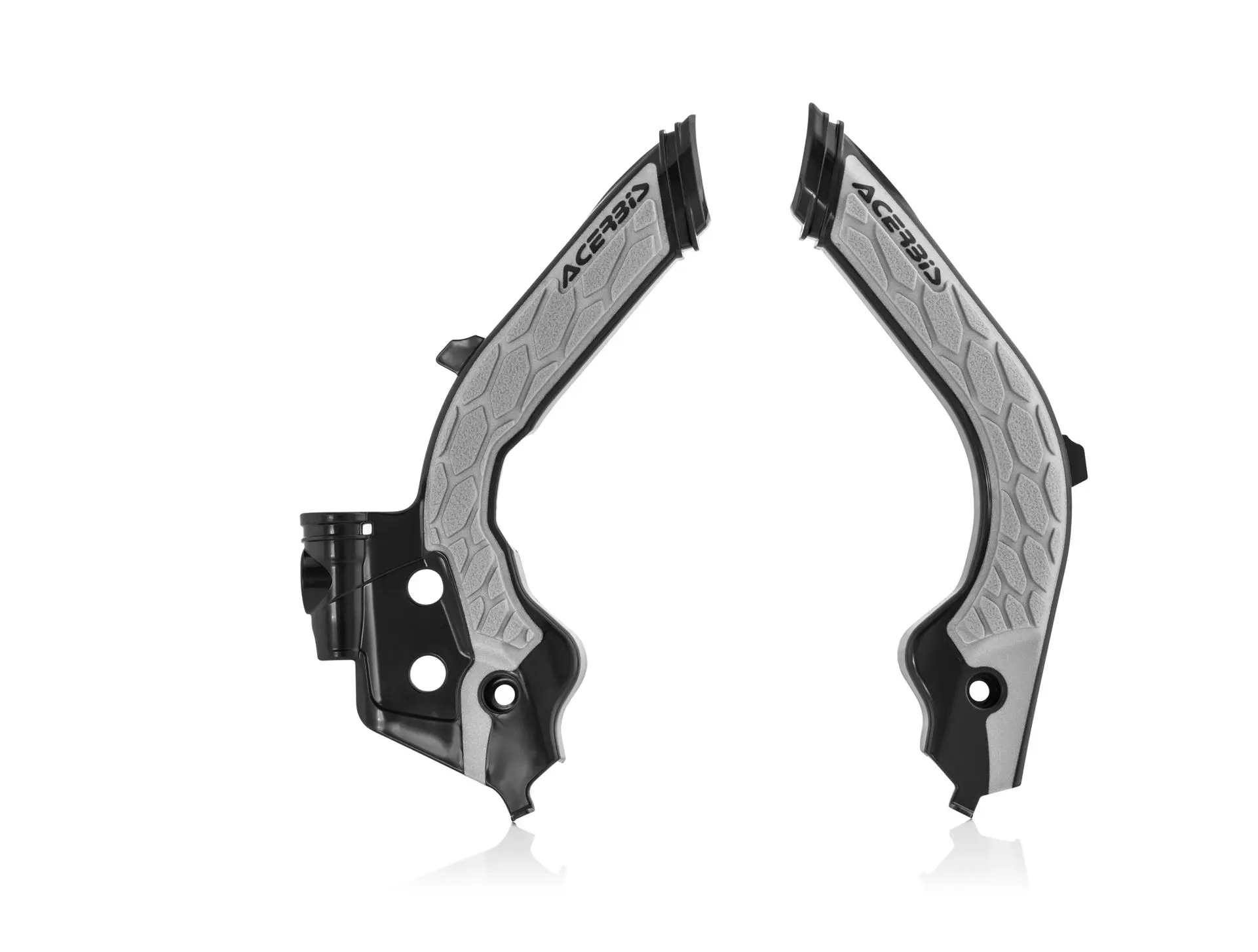 ACERBIS kryty rámu X-GRIP HUSQVARNA FC / TC 19-22, FE / TE 20-23, GAS GAS EC / EC-F / MC / MC-F 21-23 barva černá / šedá ( )