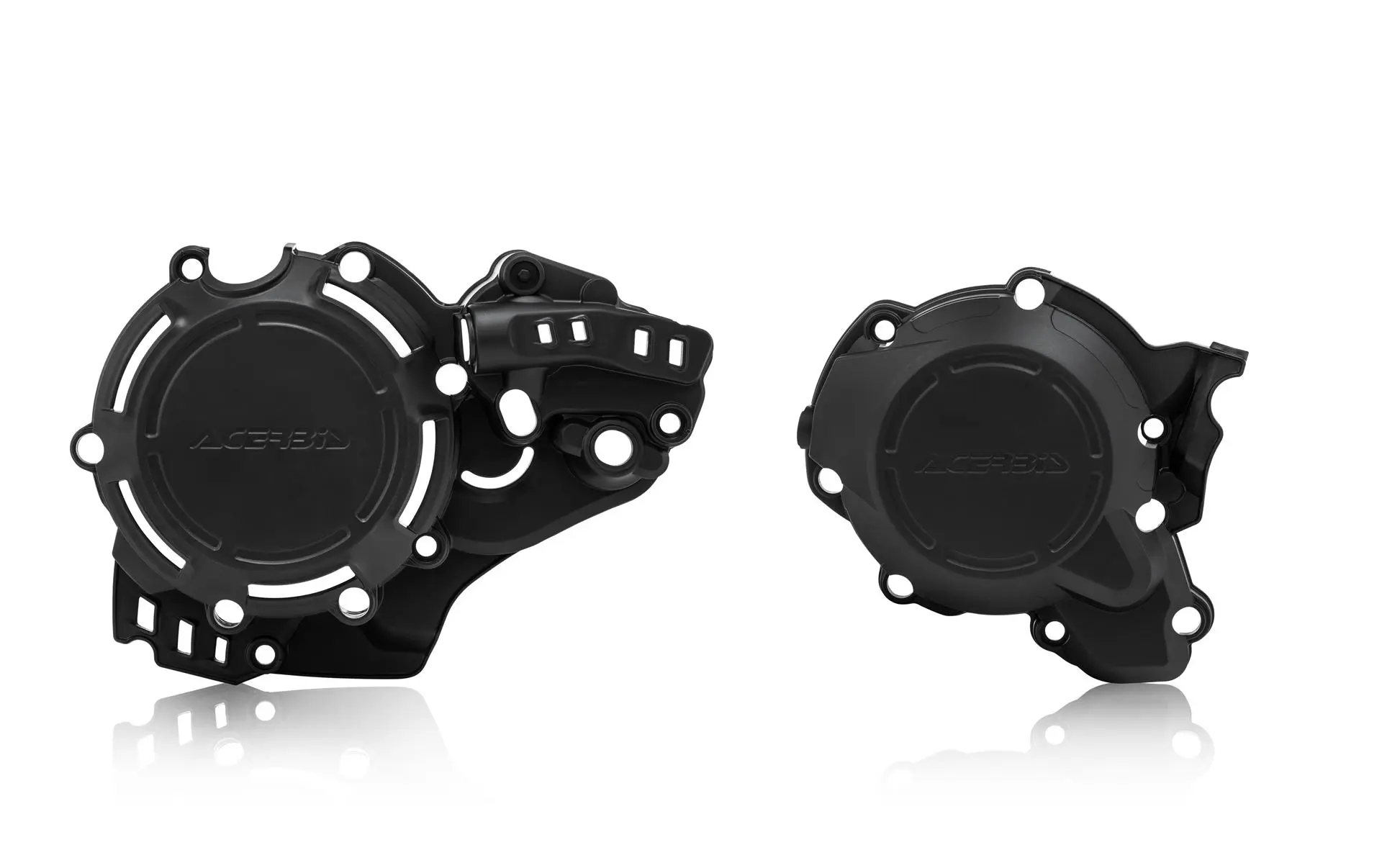 ACERBIS kryty motoru (kryt spojky a alternátoru) X-POWER KTM SX 250 19-22, EXC 250 / 300 20-23, HUSQVARNA TE 250 / 300 20-23, TC 250 19-22 barva černá