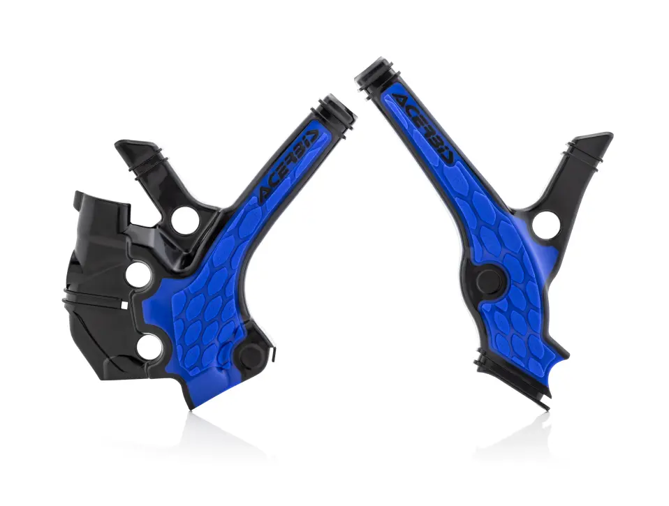 ACERBIS kryty rámu X-GRIP YAMAHA YZ 65 18-26 barva modrá / černá (ACERBIS kryty rámu X-GRIP YAMAHA YZ 65 18-26 barva modrá / černá)