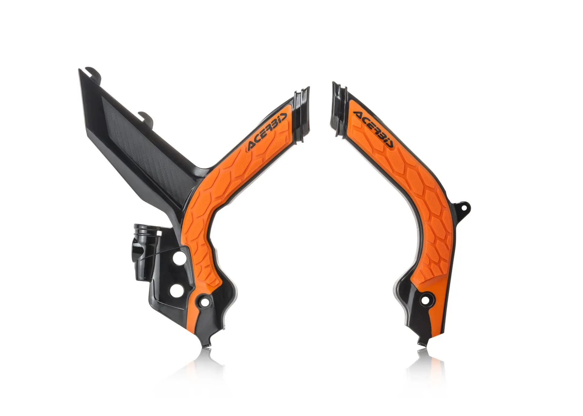 ACERBIS kryty rámu X-GRIP KTM EXC / EXC-F / XC-W / XCF-W 20-23 barva černá / oranžová ( )