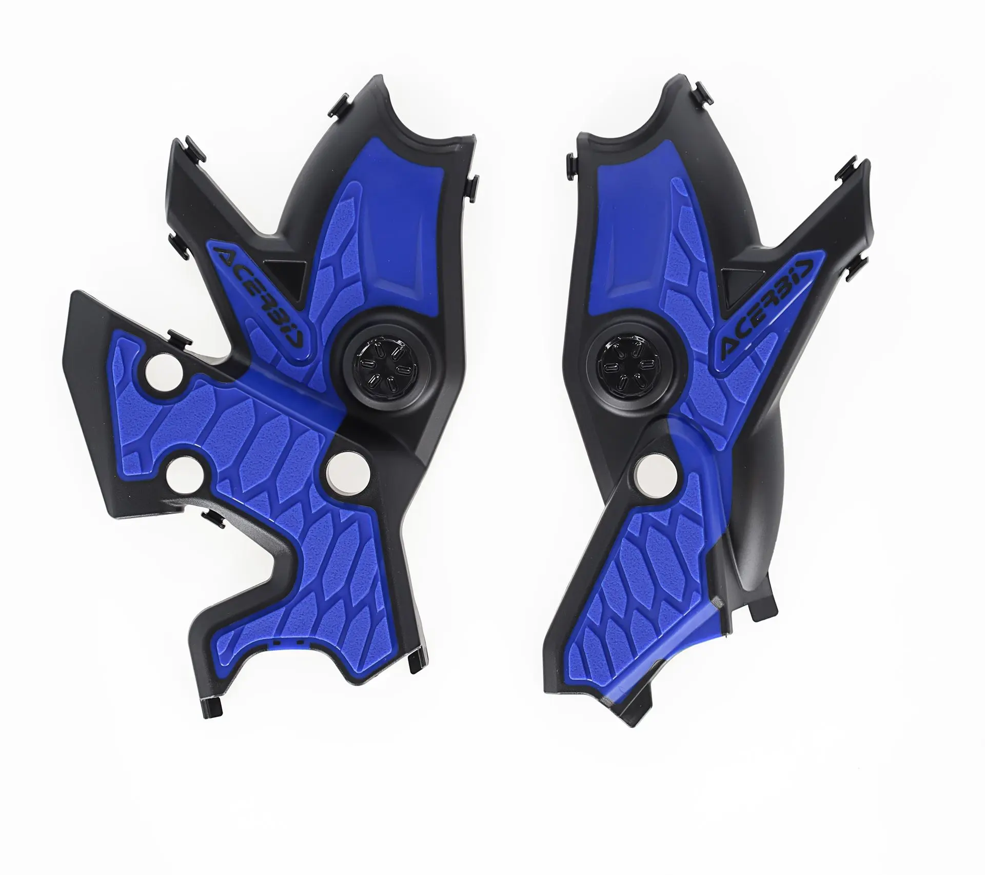 ACERBIS kryty rámu X-GRIP YAMAHA TENERE 700 19-24 barva černá / modrá (ACERBIS kryty rámu X-GRIP YAMAHA TENERE 700 19-24 barva černá / modrá)