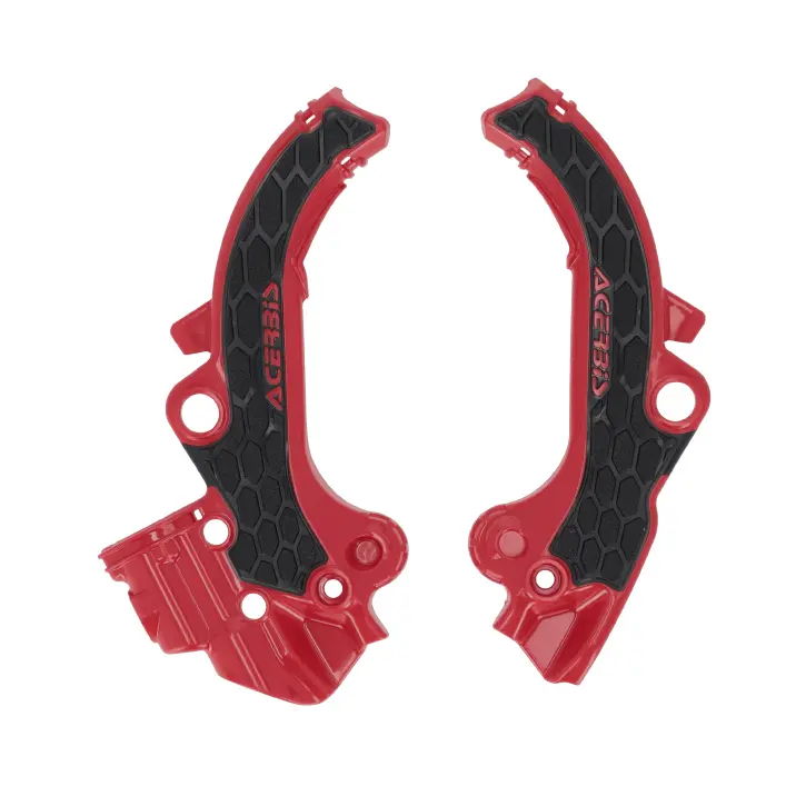 ACERBIS kryty rámu X-GRIP KTM SX 65 24-26, GAS GAS MC 65 24-26, HUSQVARNA TC 65 24-26 barva červená / černá ( )