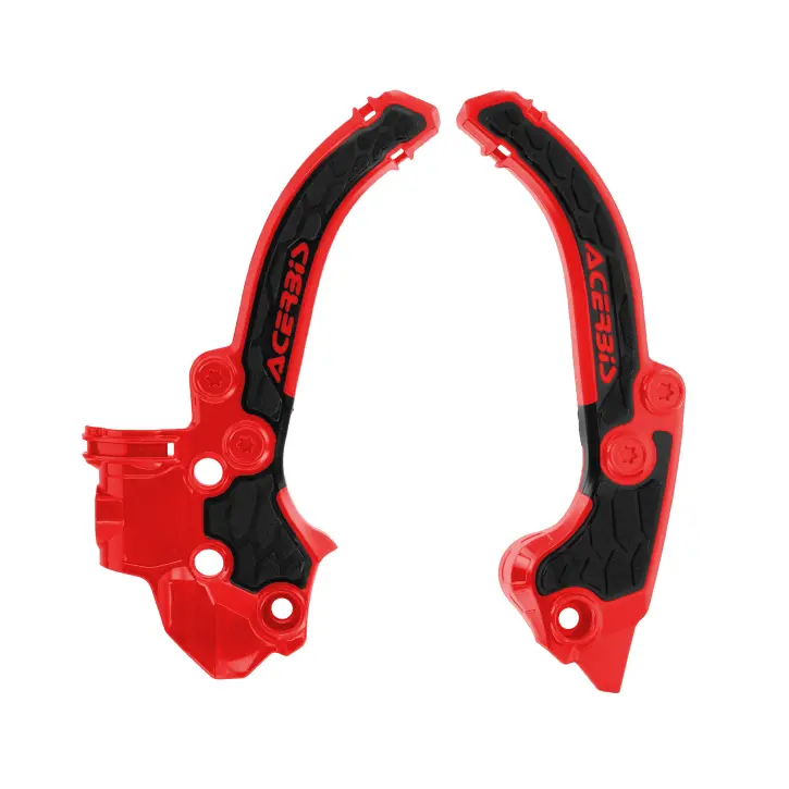 ACERBIS kryty rámu X-GRIP KTM SX 50 24-26, GAS GAS MC 50 24-26, HUSQVARNA TC 50 24-26 barva červená / černá ( )