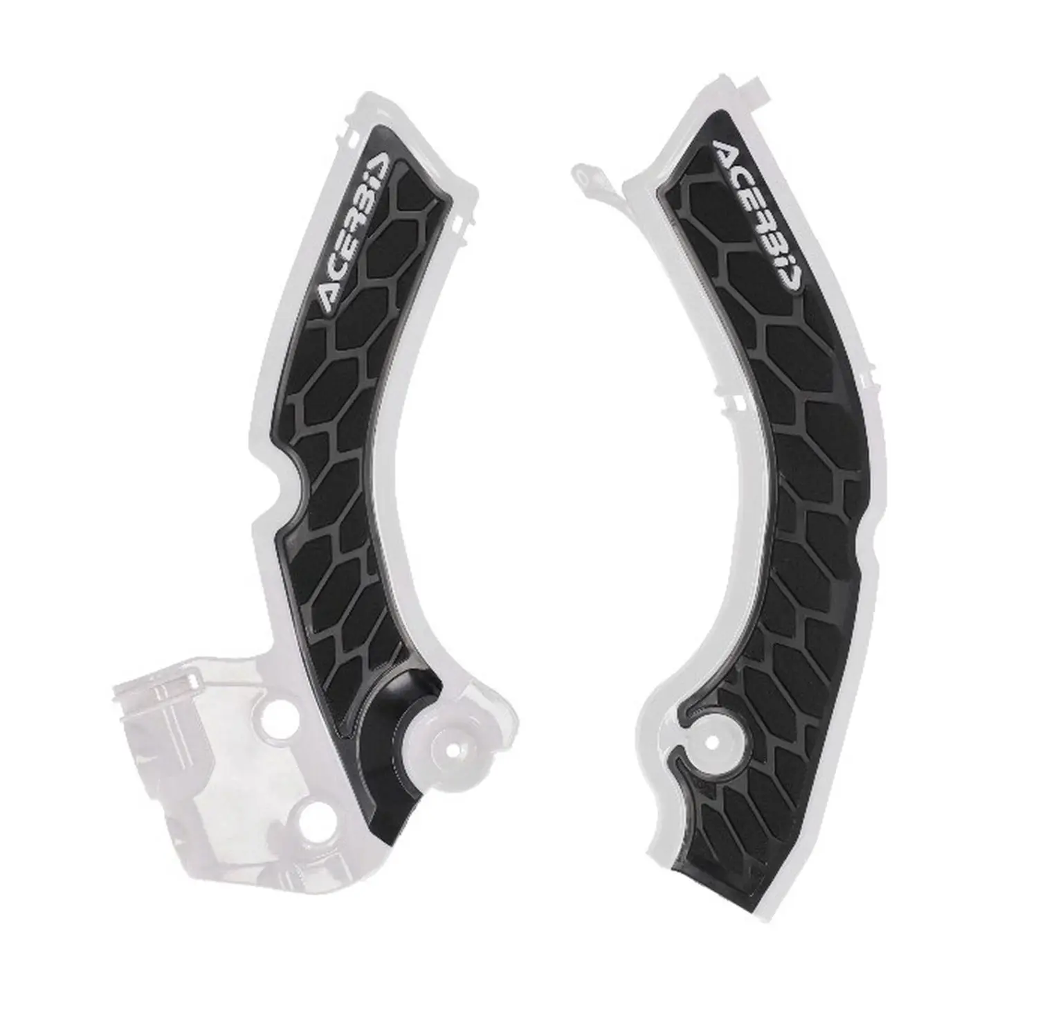 ACERBIS kryty rámu X-GRIP TRIUMPH TF 250 X/E 24-26, TF 450 X/E/RC 25-26 barva bílá / černá ( )