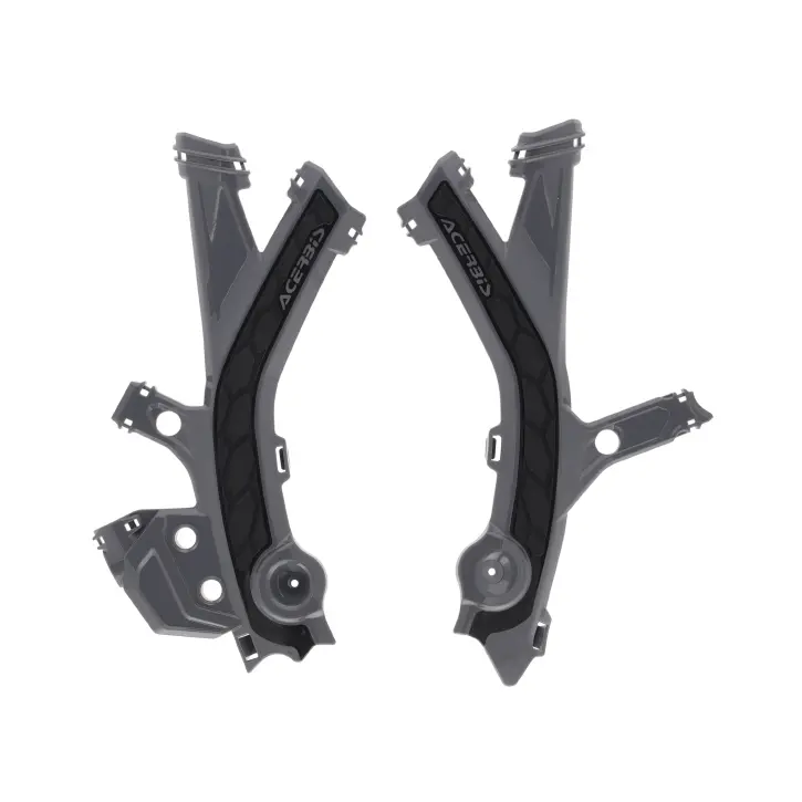 ACERBIS kryty rámu X-GRIP SHERCO SE 125 / 250 / 300 25-26, SEF 250 / 300 / 450 25-26 barva šedá / černá ( )