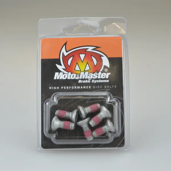 MOTO-MASTER šrouby brzdového kotouče zadního / předního M6 x 12 (6 kusů) FANTIC / HUSQVARNA / KAWASAKI / SUZUKI / SWM / YAMAHA (MOTO-MASTER šrouby)