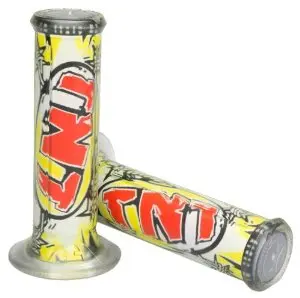 HARRIS gripy 01684-TN TNT (120 mm/22 mm) bez otvoru barva žlutá/červená ( )