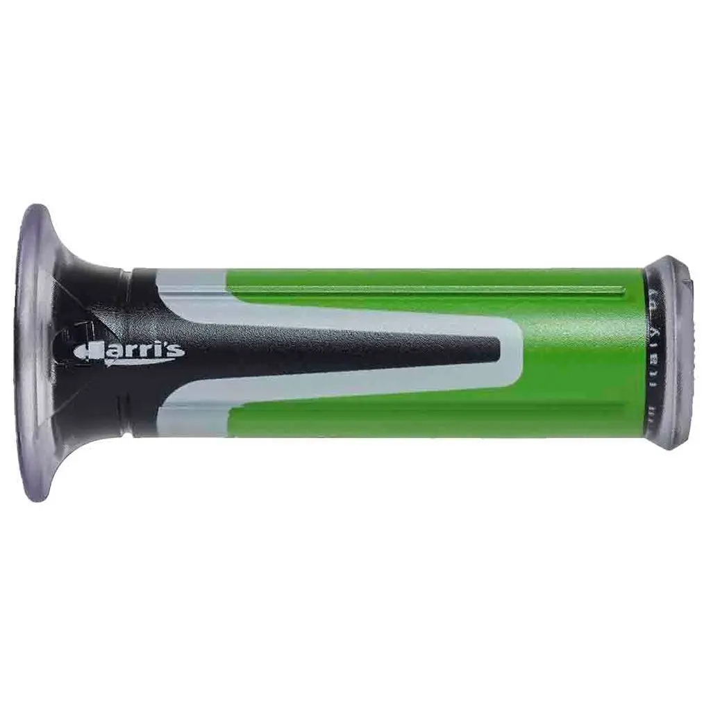 HARRIS gripy 01687/F-AV (120 mm/22 mm) s otvorem sportovní barva černá/zelená (HARRIS gripy 01687/F-AV (120 mm/22 mm) s otvorem sportovní barva)