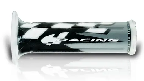 HARRIS gripy 01687-HRGR racing (120 mm/22 mm) s otvorem barva černá/šedá/bílá (2017) ( )