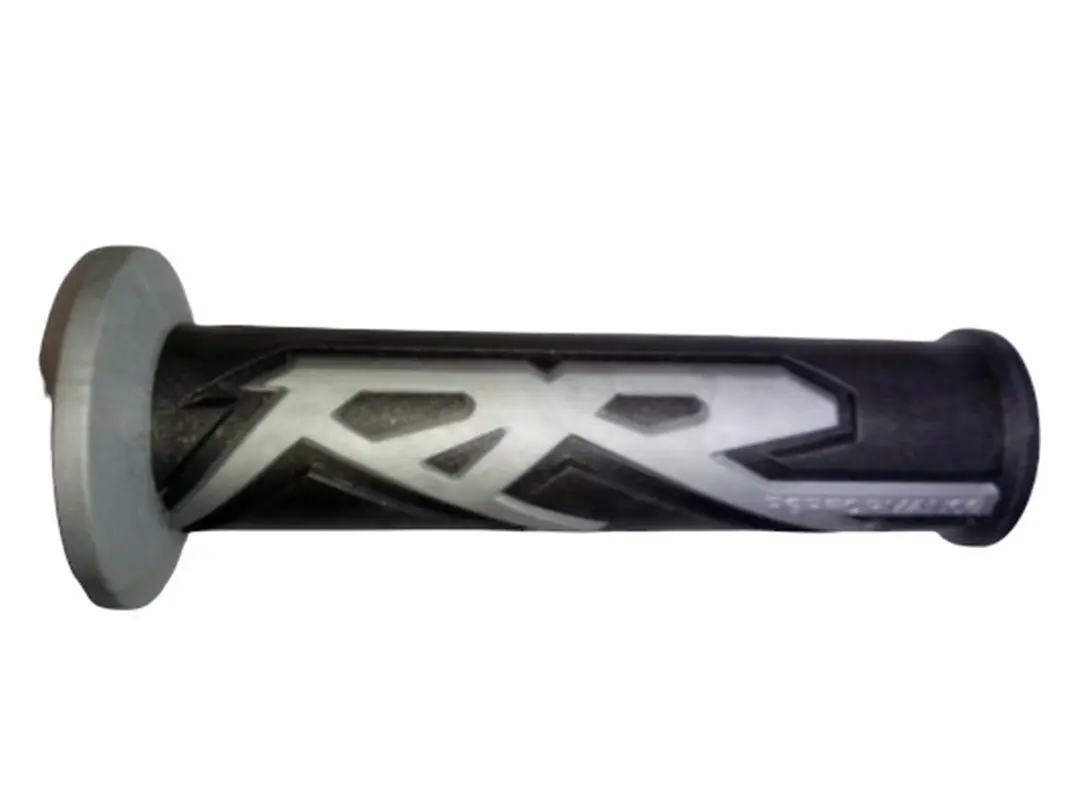 ARIETE gripy 01696-NAG RR (130 mm) s otvorem barva šedá/černá (ARIETE gripy 01696-NAG RR (130 mm) s otvorem barva šedá/černá)