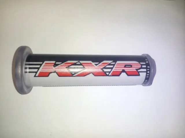 HARRI'S VÝPRODEJ gripy 01698-KXR Quad KXR (120 MM/22 MM) bez otvoru barva černá/bílá/červená (HARRI'S VÝPRODEJ gripy 01698-KXR Quad KXR (120 MM/22)