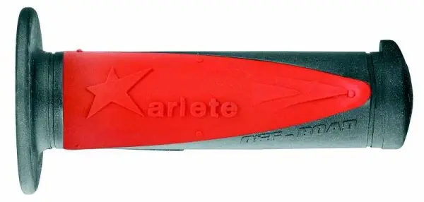 ARIETE gripy 02608-R OFF ROAD (115 mm) bez otvoru barva červená (ARIETE gripy 02608-R OFF ROAD (115 mm) bez otvoru barva červená)
