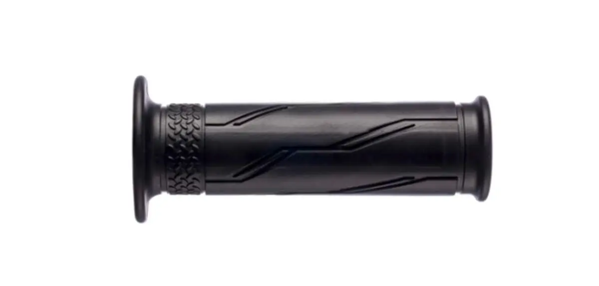 ARIETE gripy ROAD (120 mm) bez otvoru barva černá (vzor YAMAHA) (12) ( )