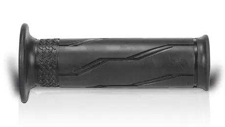 ARIETE gripy ROAD SUPER SOFT (120 mm) s otvorem barva černá (vzor YAMAHA) (12) ( )