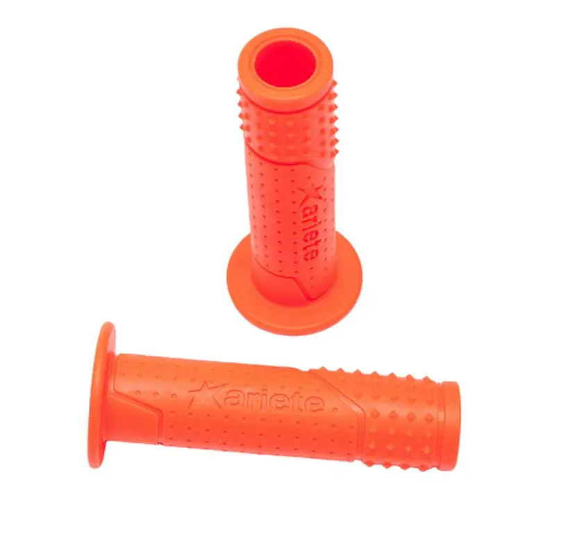 ARIETE gripy ROAD EVO (120 mm) s otvorem barva oranžová (ARIETE gripy ROAD EVO (120 mm) s otvorem barva oranžová)