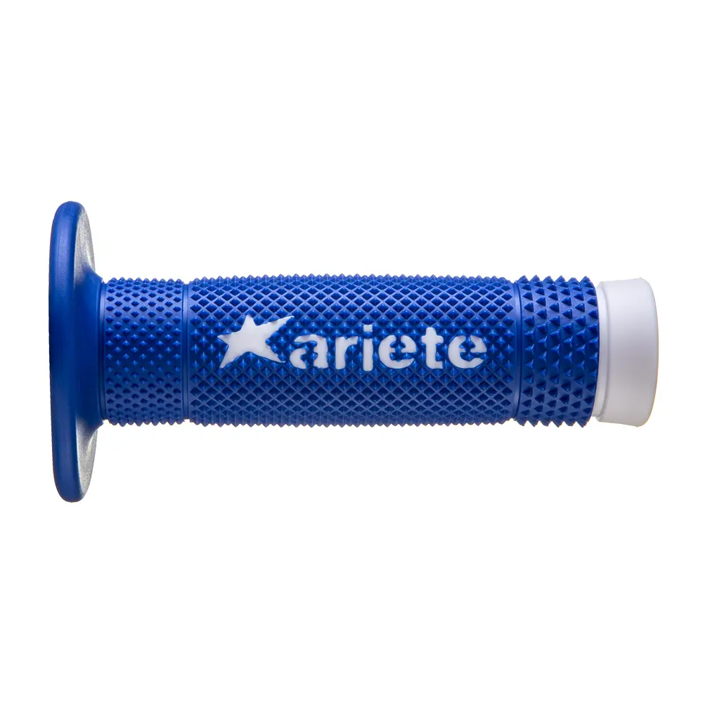 ARIETE gripy OFF ROAD VULCAN bez otvoru (115 mm) barva modrá bílá (12) ( )