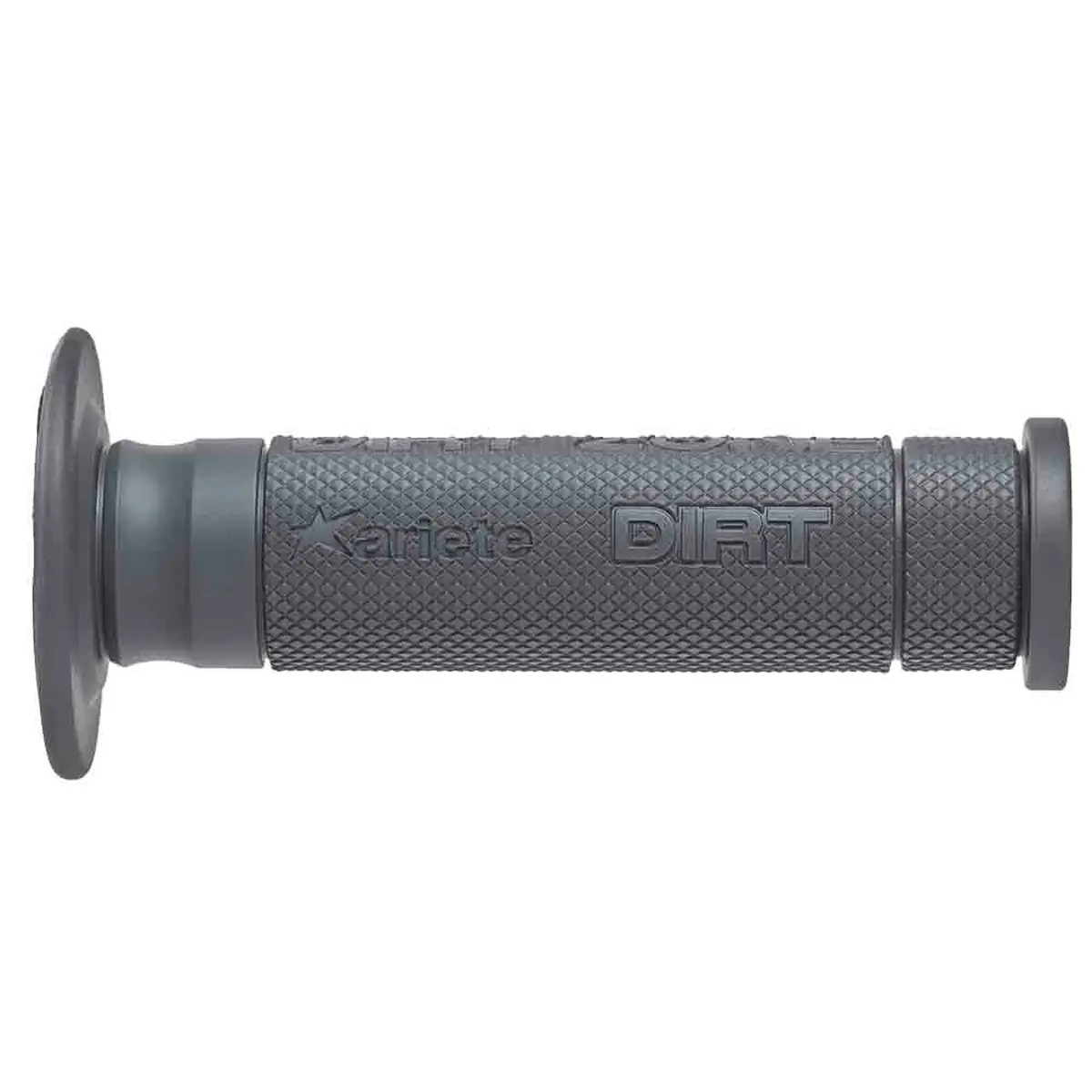 ARIETE gripy OFF ROAD DIRT ZONE GRIP MEDIUM (YAMAHA TENERE 700) (135 mm) s otvorem barva šedá (02647-H) (ARIETE gripy OFF ROAD DIRT ZONE GRIP MEDIUM)