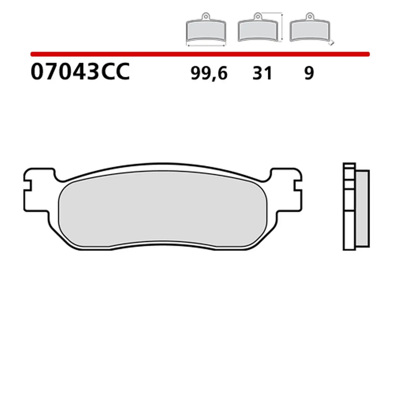 BREMBO brzdové destičky KH275 ROAD / SCOOTER CARBON CERAMIC CC (polokovové) (ECE R90) (BREMBO brzdové destičky KH275 ROAD / SCOOTER CARBON CERAMIC CC)