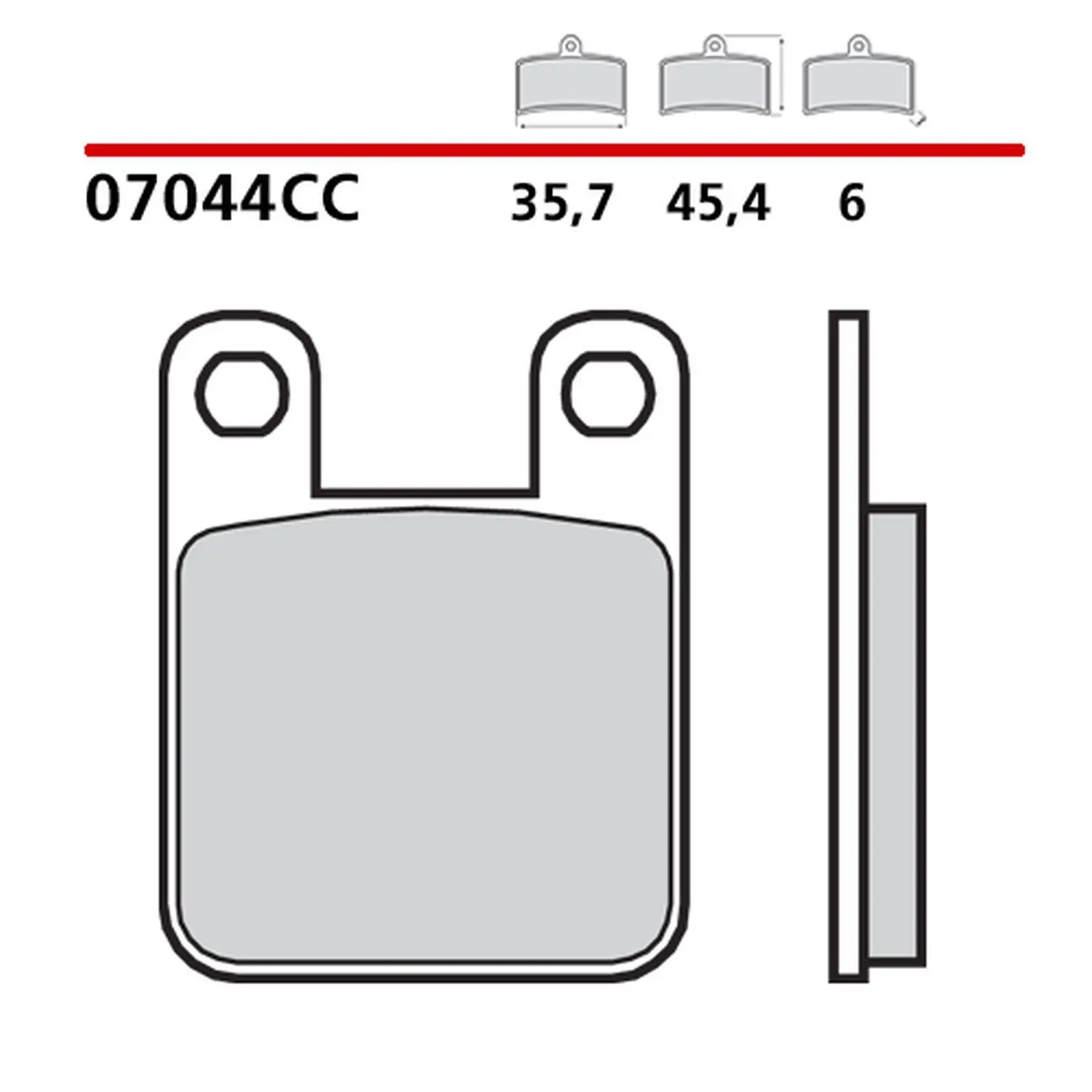 BREMBO brzdové destičky KH115 ROAD / SCOOTER CARBON CERAMIC CC (polokovové) (ECE R90) ( )