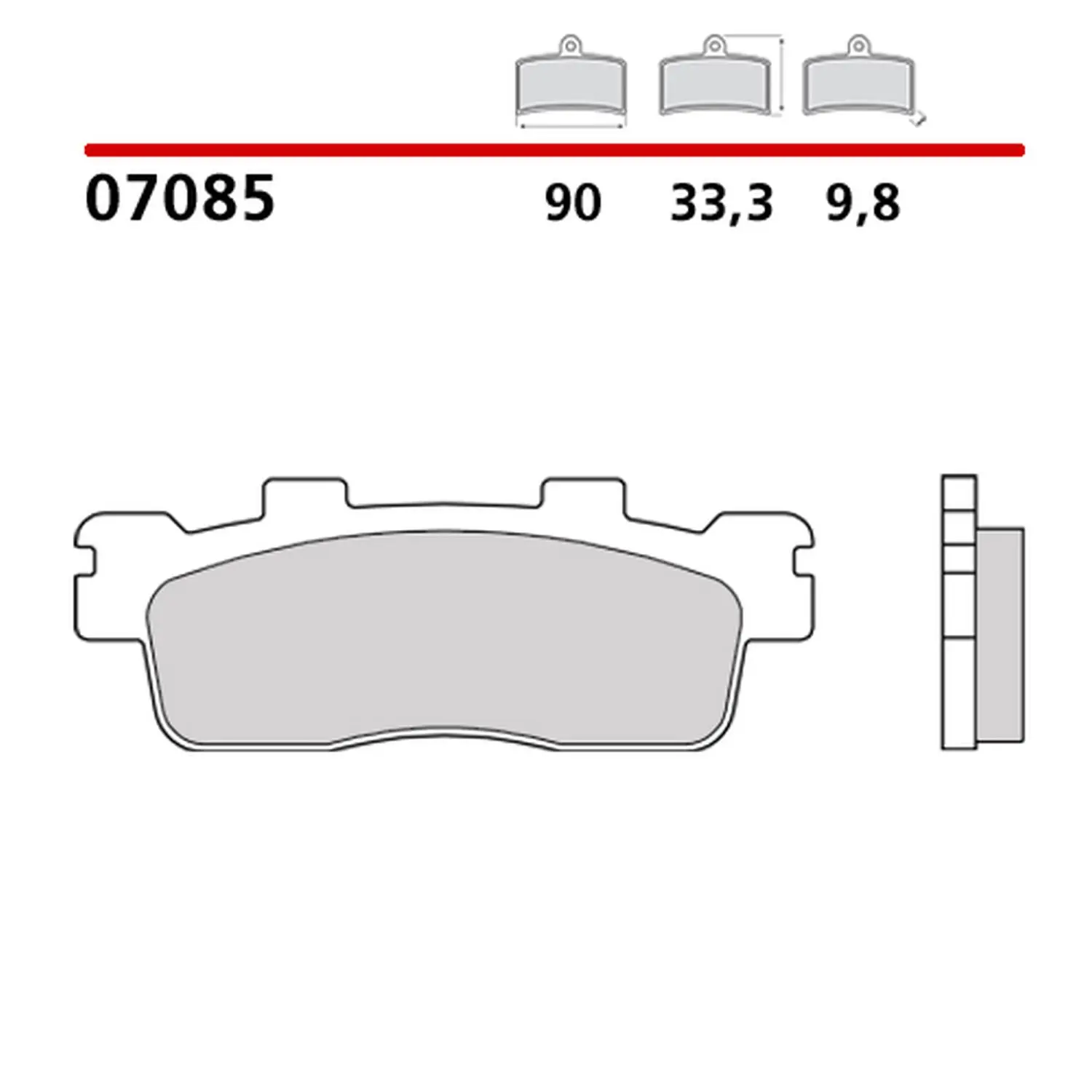 BREMBO brzdové destičky KH498 SCOOTER CARBON CERAMIC CC (polokovové) přední/zadní (ECE R90) (BREMBO brzdové destičky KH498 SCOOTER CARBON CERAMIC CC)
