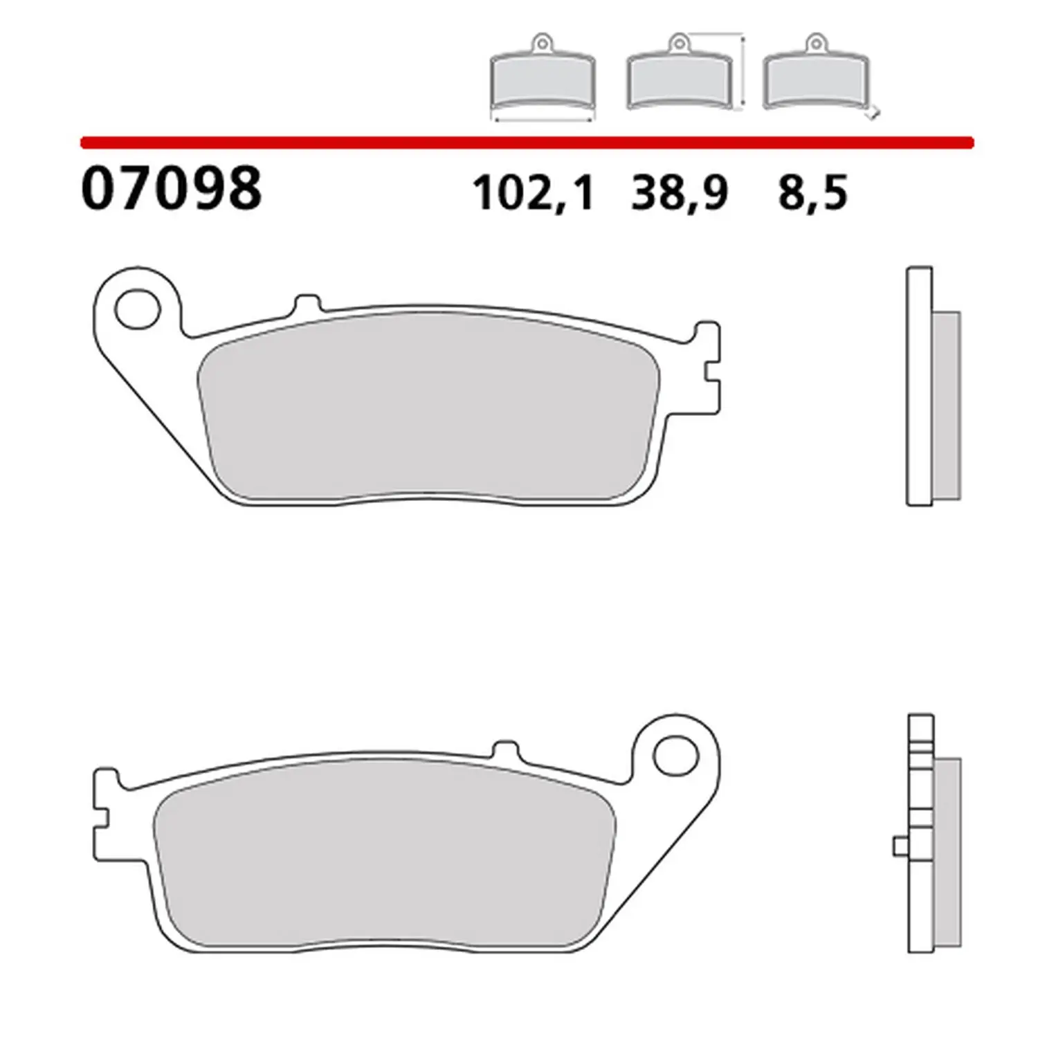 BREMBO brzdové destičky KH608 SCOOTER CARBON CERAMIC CC (polokovové) přední/zadní (ECE R90) ( )