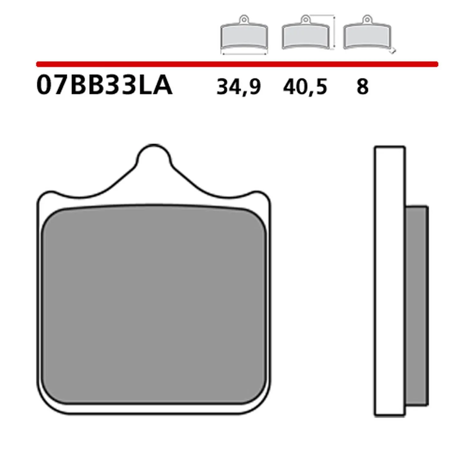 BREMBO brzdové destičky KH604 ROAD SINTER LA (slinutý kov) (ECE R90) (BREMBO brzdové destičky KH604 ROAD SINTER LA (slinutý kov) (ECE R90))