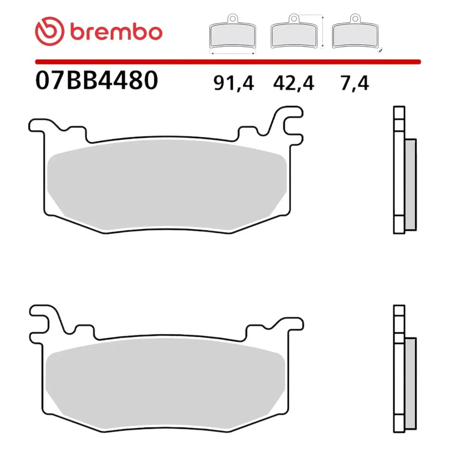 BREMBO brzdové destičky ROAD / OFF ROAD / SCOOTER GENUINE SINTER (slinutý kov směs OEM) přední APRILIA RSV4 / FACTORY '25, DUCATI PANIGALE V4 /