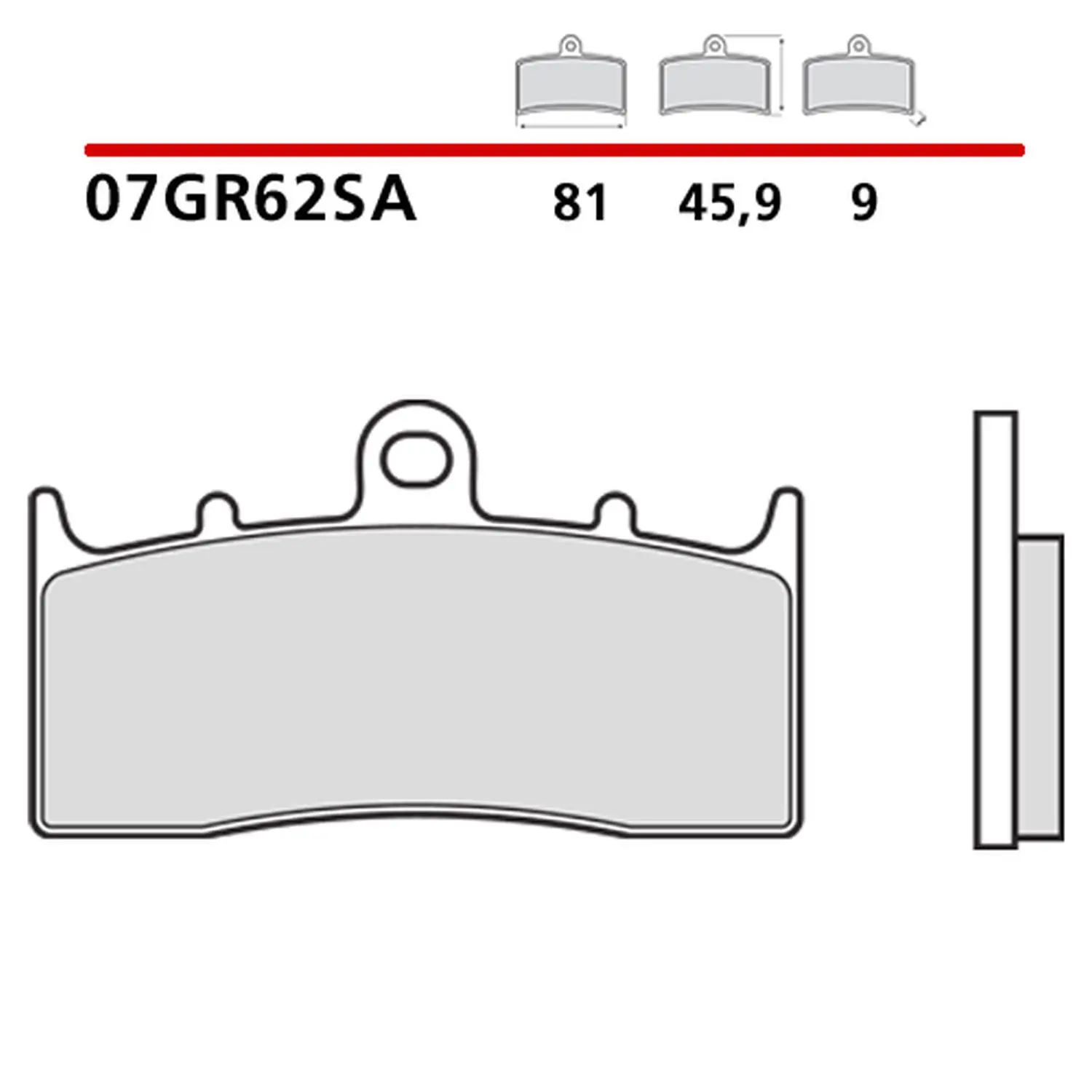 BREMBO brzdové destičky KH294 SINTER SA (slinutý kov) přední (ECE R90) (BREMBO brzdové destičky KH294 SINTER SA (slinutý kov) přední (ECE R90))