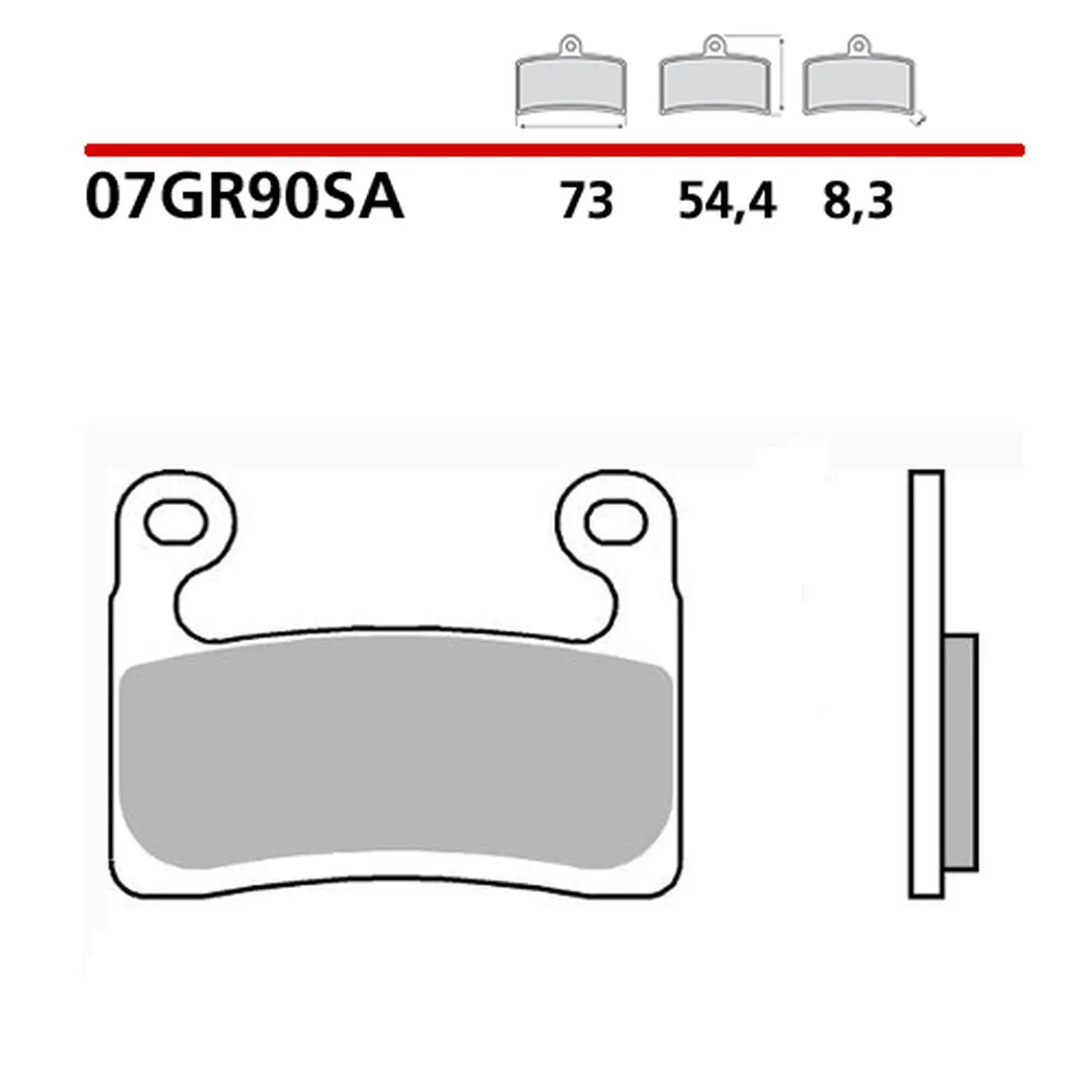 BREMBO brzdové destičky KH724 ROAD SINTER SA (slinutý kov) (ECE R90) (BREMBO brzdové destičky KH724 ROAD SINTER SA (slinutý kov) (ECE R90))