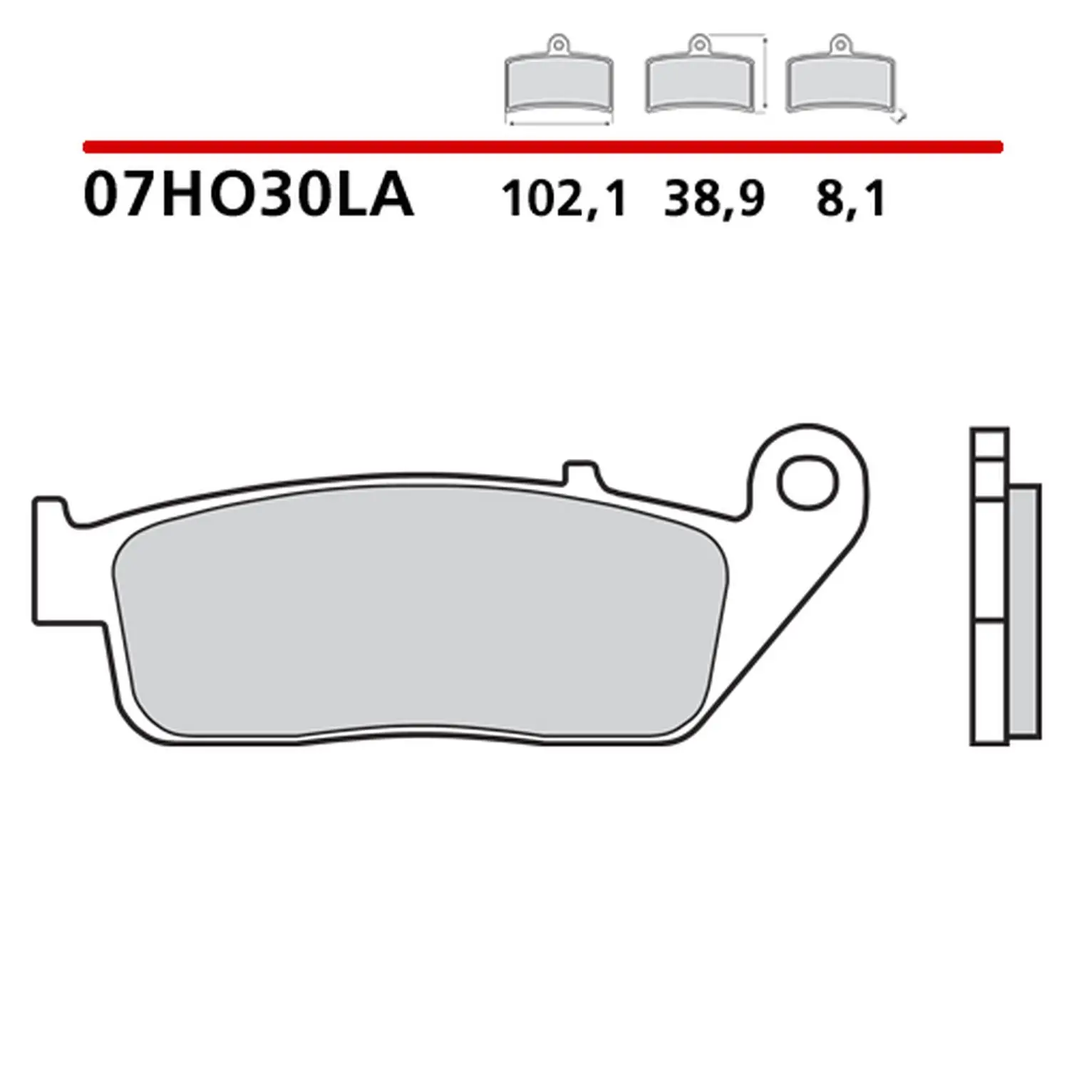 BREMBO brzdové destičky KH226 / KH142 SINTER LA (slinutý kov) přední (ECE R90) (BREMBO brzdové destičky KH226 / KH142 SINTER LA (slinutý kov) přední)