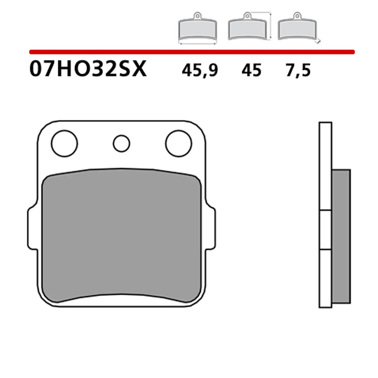 BREMBO brzdové destičky KH84 OFF ROAD SINTER SD (slinutý kov) přední/zadní (ECE R90) ( )
