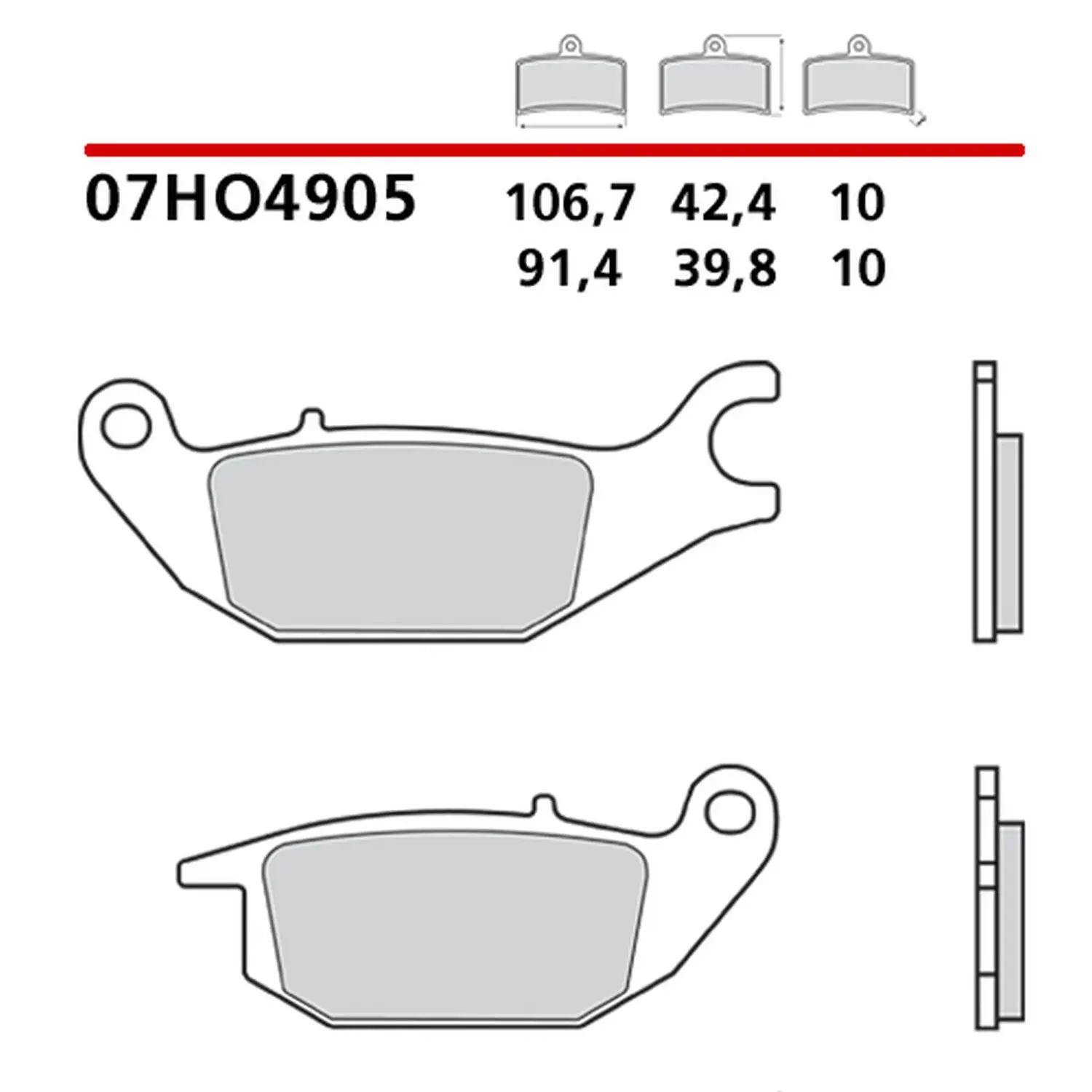 BREMBO brzdové destičky KH343 GENUINE CARBON CERAMIC (polokovové směs OEM) přední/zadní ( )