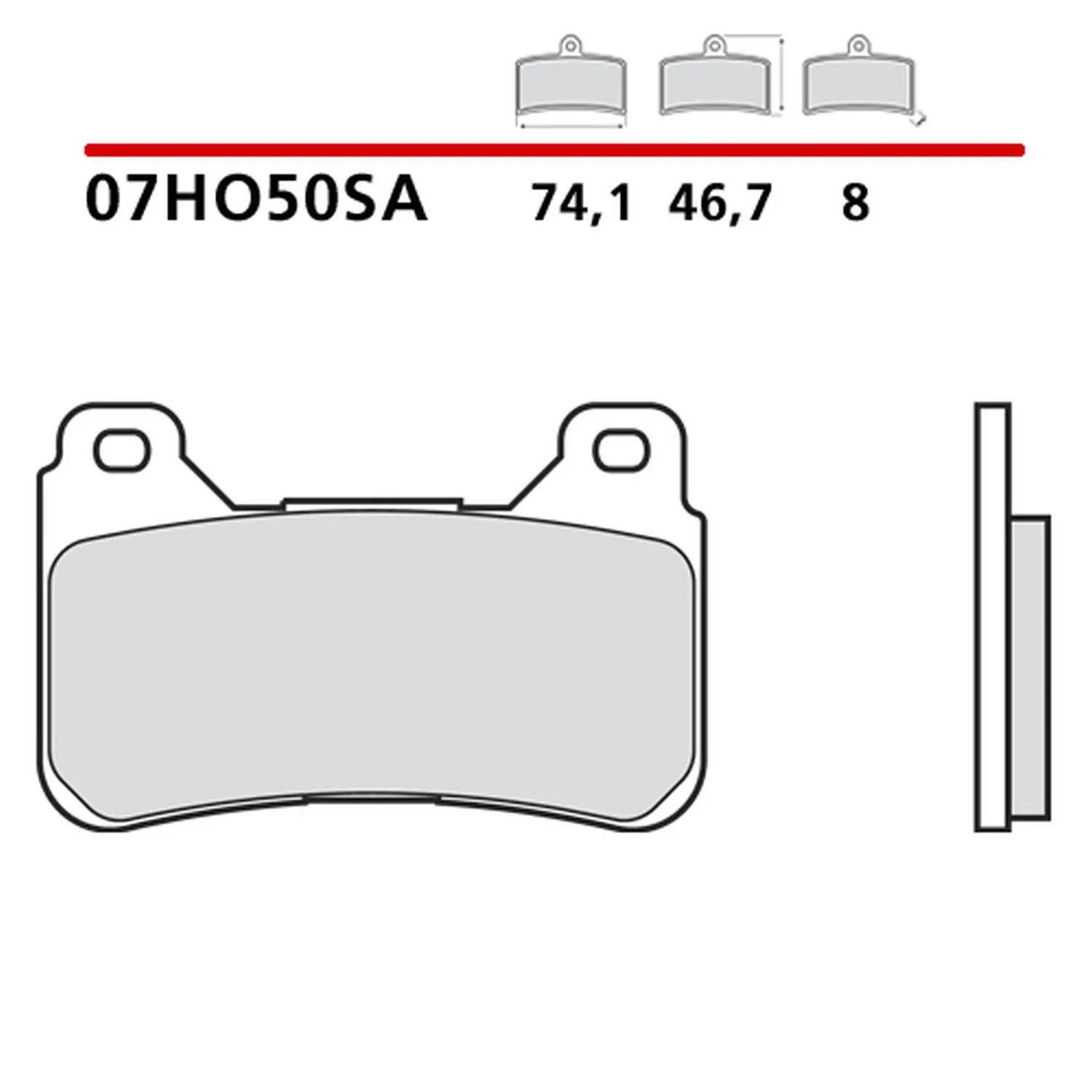 BREMBO brzdové destičky KH390 SINTER SA (slinutý kov) přední (ECE R90) (BREMBO brzdové destičky KH390 SINTER SA (slinutý kov) přední (ECE R90))