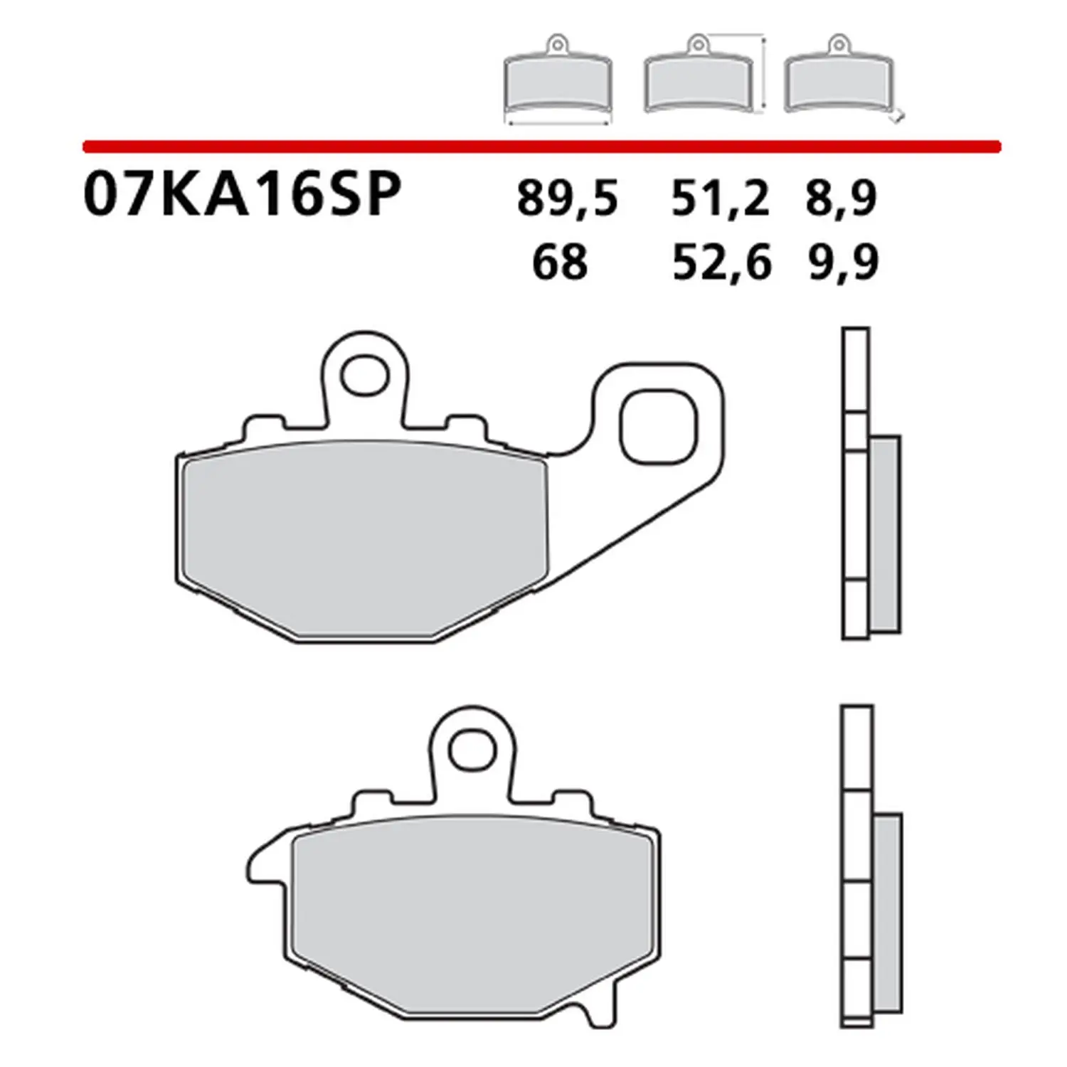 BREMBO brzdové destičky KH192 SINTER SP (slinutý kov) zadní (ECE R90) (BREMBO brzdové destičky KH192 SINTER SP (slinutý kov) zadní (ECE R90))