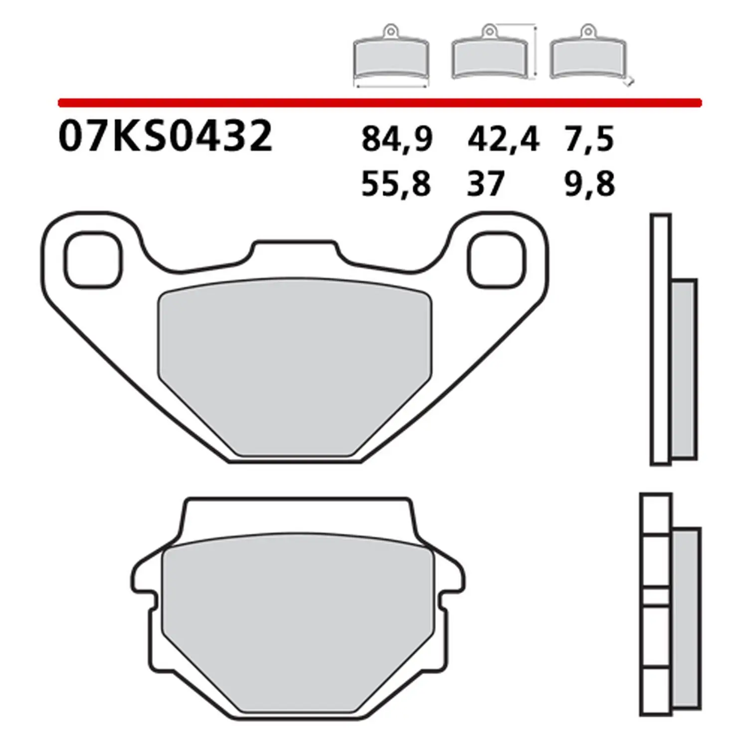BREMBO brzdové destičky KH67 GENUINE CARBON CERAMIC (polokovová směs OEM) přední/zadní ( )
