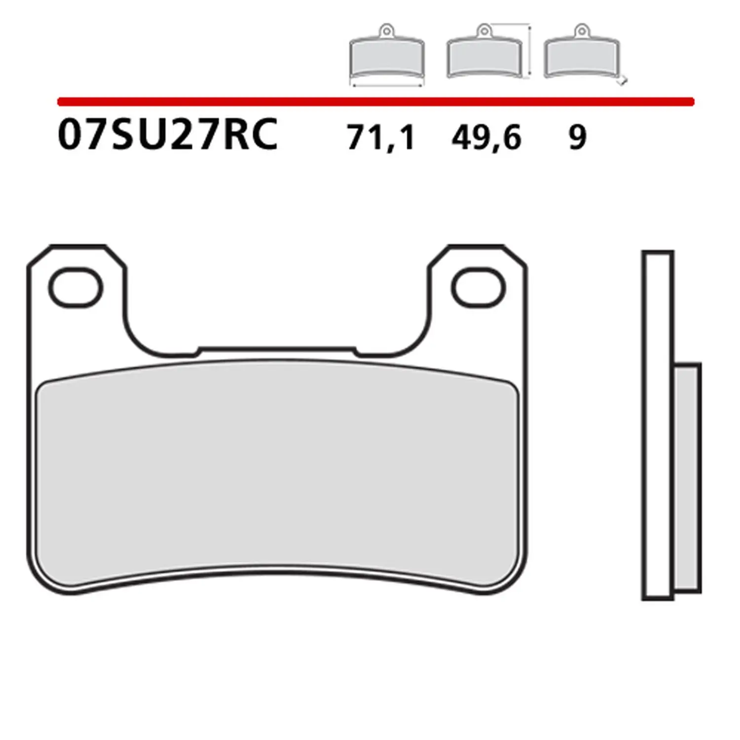BREMBO brzdové destičky KH379 RACING RC přední (BREMBO brzdové destičky KH379 RACING RC přední)