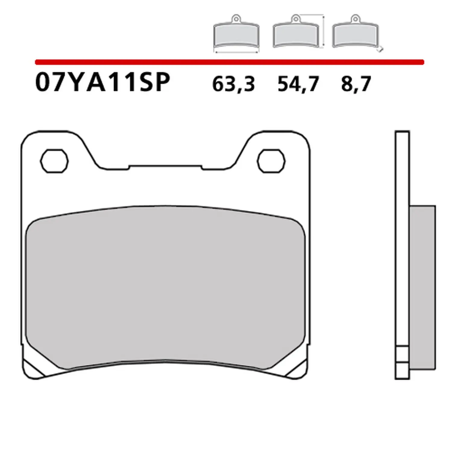 BREMBO brzdové destičky KH88 SINTER SP (slinutý kov) zadní (ECE R90) (BREMBO brzdové destičky KH88 SINTER SP (slinutý kov) zadní (ECE R90))