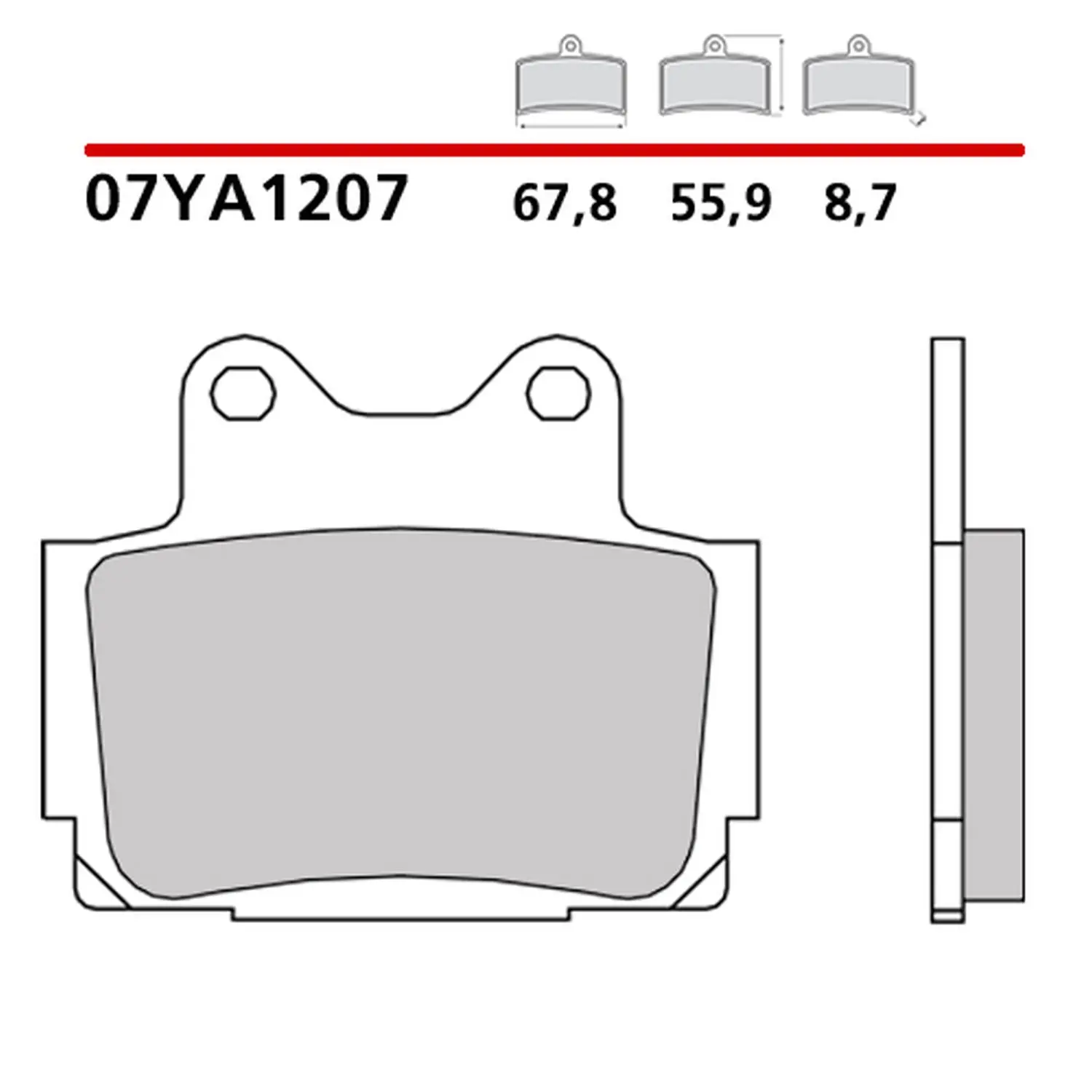 BREMBO brzdové destičky KH104 GENUINE CARBON CERAMIC (polokovová směs OEM) přední/zadní ( )