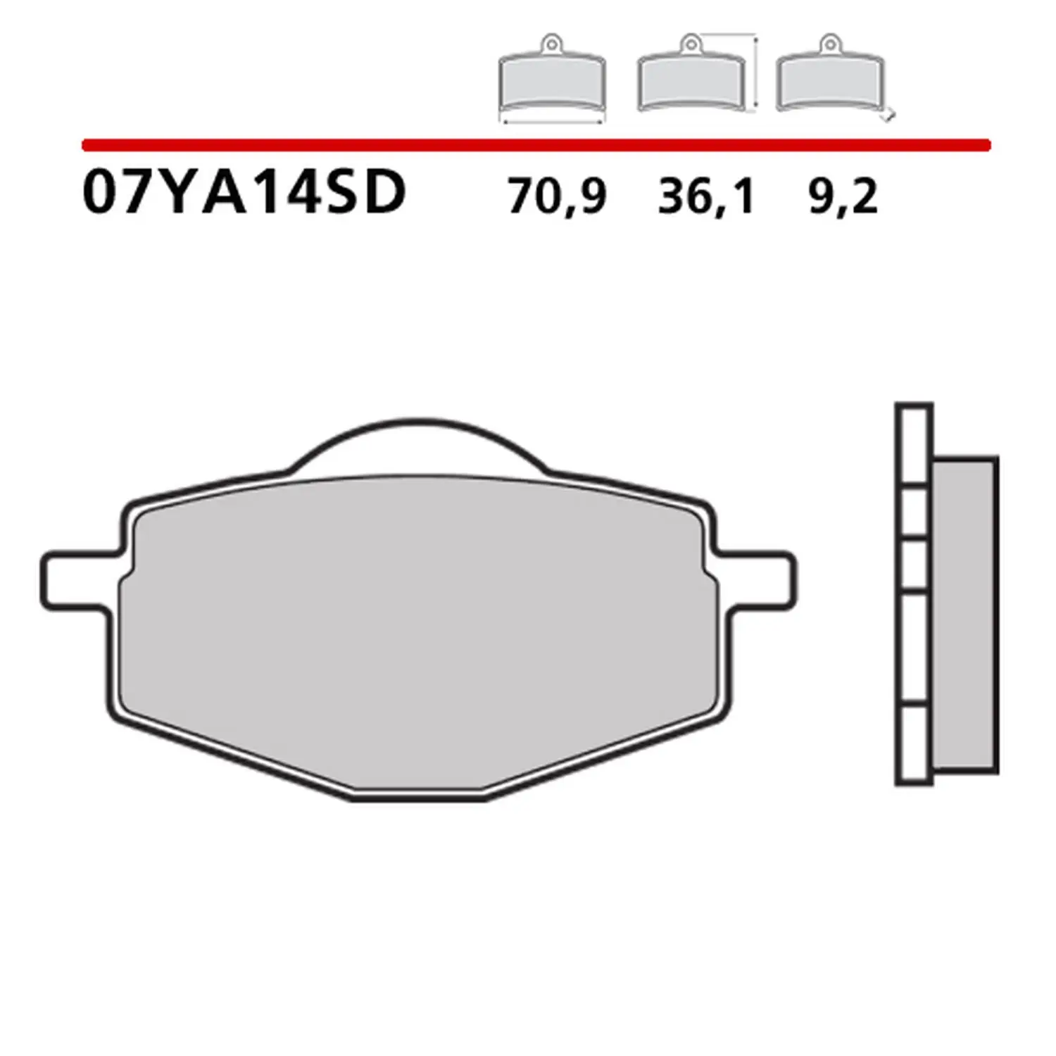 BREMBO brzdové destičky KH101 OFF ROAD SINTER SD (slinutý kov) přední/zadní (ECE R90) (BREMBO brzdové destičky KH101 OFF ROAD SINTER SD (slinutý kov))