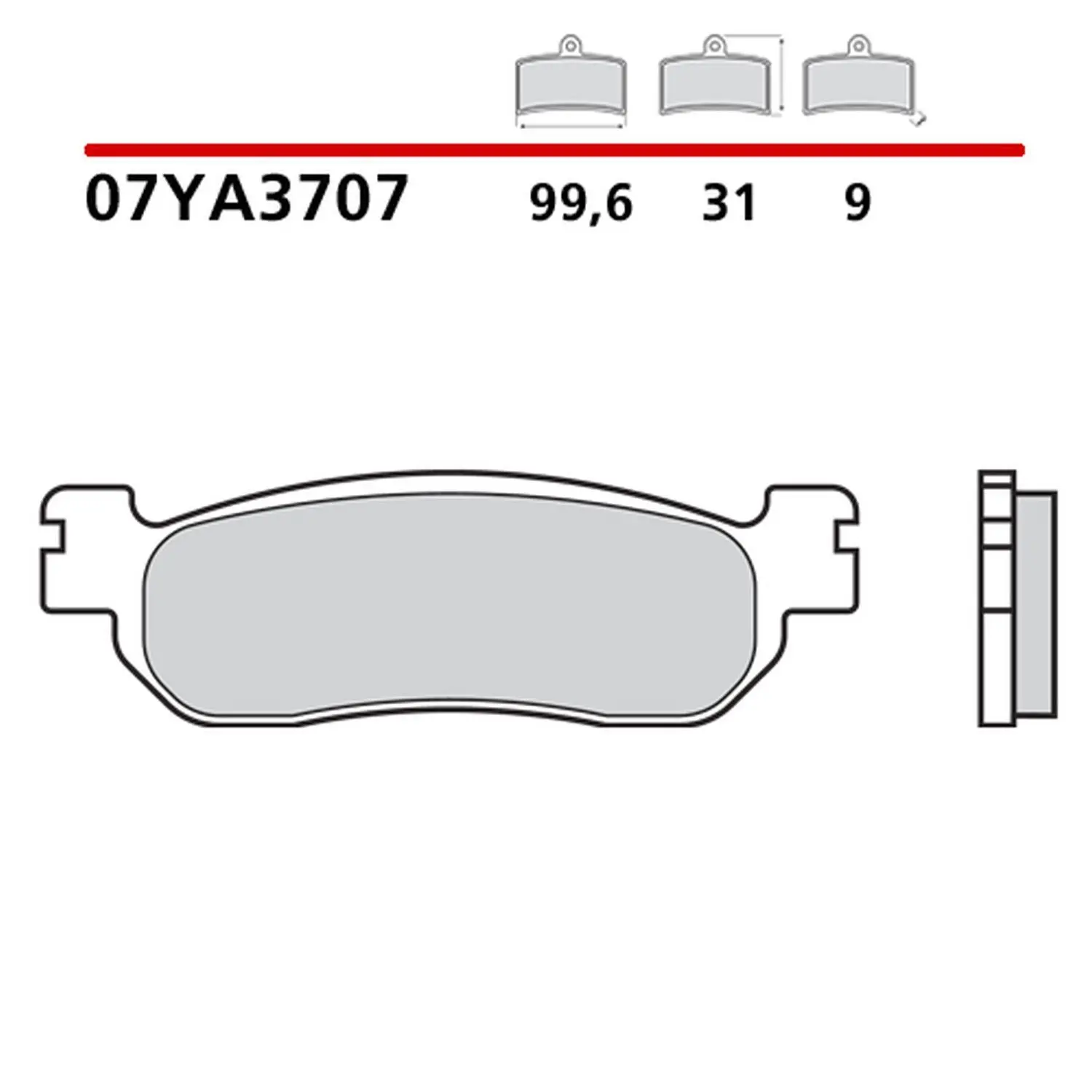 BREMBO brzdové destičky KH275 ROAD / OFF ROAD / SCOOTER CARBON CERAMIC (polokovová směs OEM) (BREMBO brzdové destičky KH275 ROAD / OFF ROAD / SCOOTER)