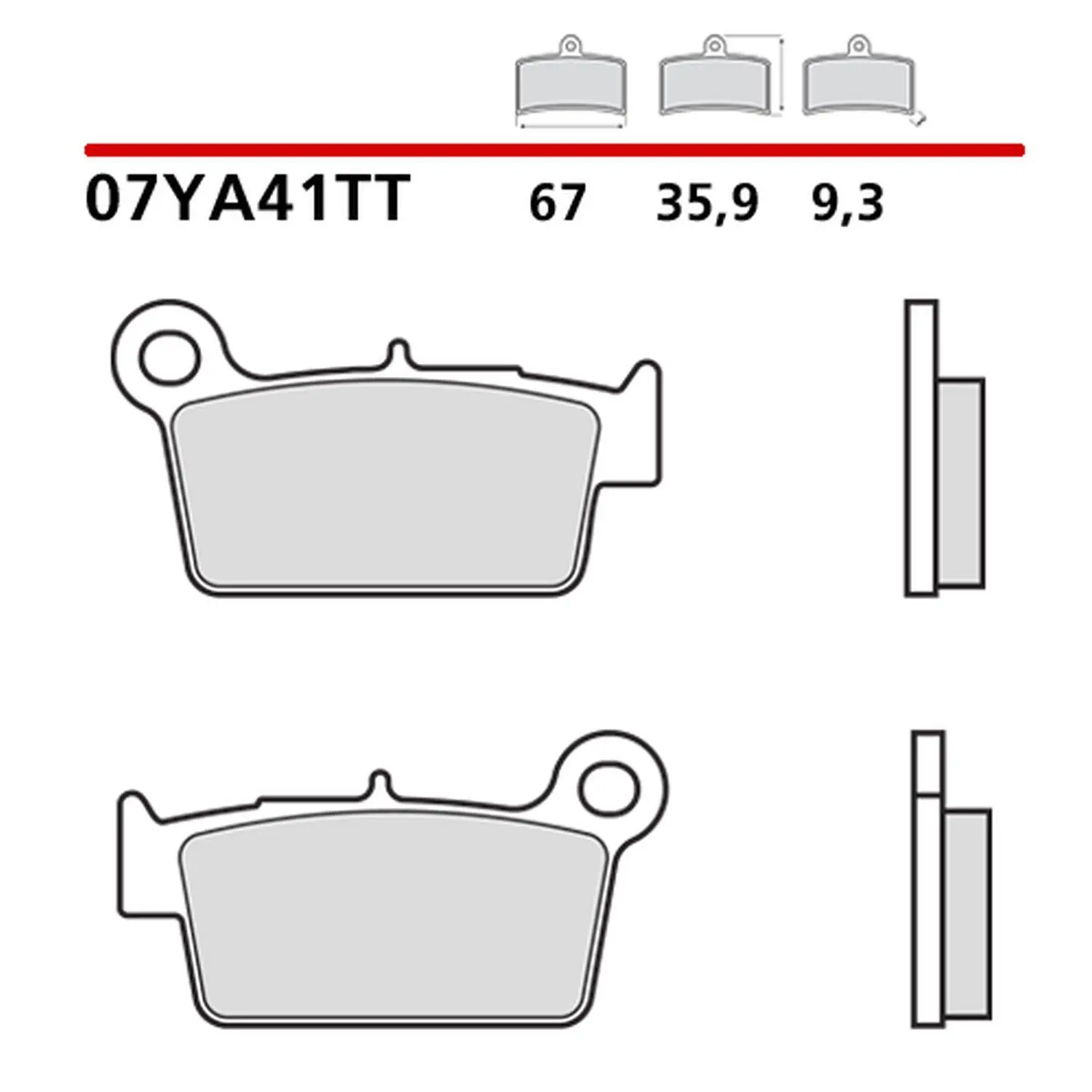 BREMBO brzdové destičky KH367 OFF ROAD / ROAD CARBON CERAMIC (polokovové) (ECE R90) (BREMBO brzdové destičky KH367 OFF ROAD / ROAD CARBON CERAMIC)