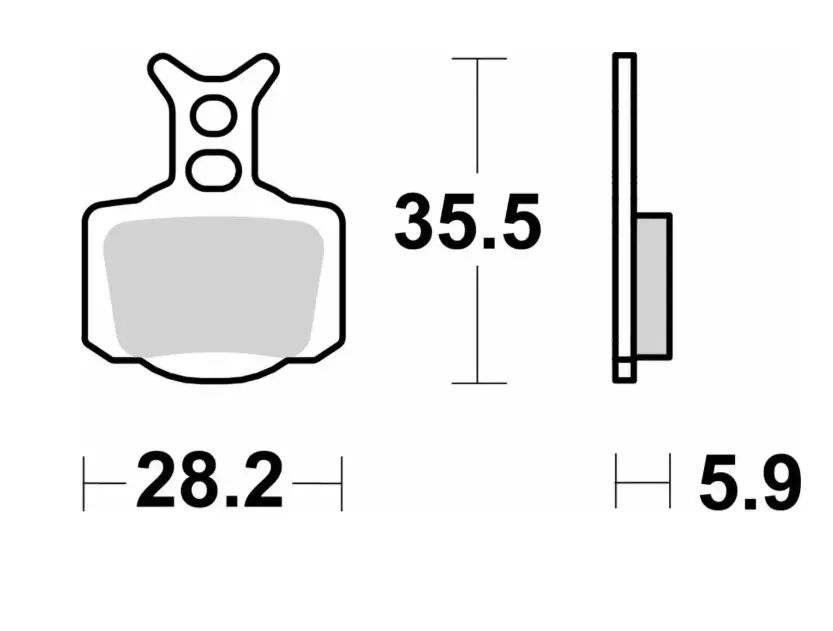 SBS brzdové destičky OFF-ROAD závodní sintrované barva zlatá přední/zadní KTM 50 SX 24-, SX-E3/5 E-BIKE 23-, HUSQVARNA TC 50 24-, EE 3/5 E-BIKE 23-,