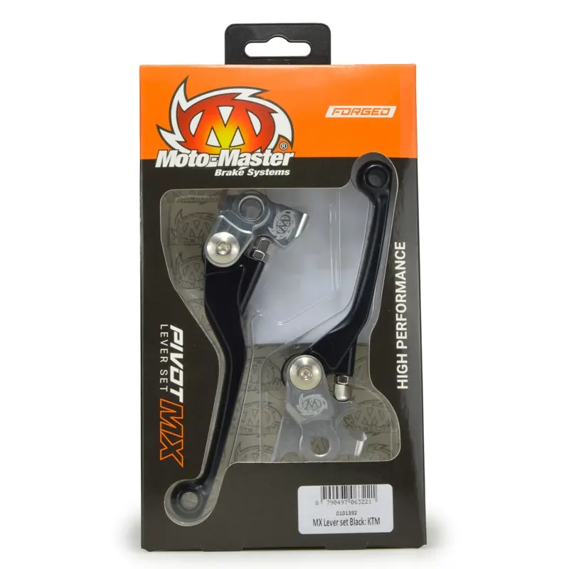 MOTO-MASTER sada spojková páka a brzda (výklopné) kované KTM/HUSQVARNA/KTM (BREMBO) barva černá (MOTO-MASTER sada spojková páka a brzda (výklopné))